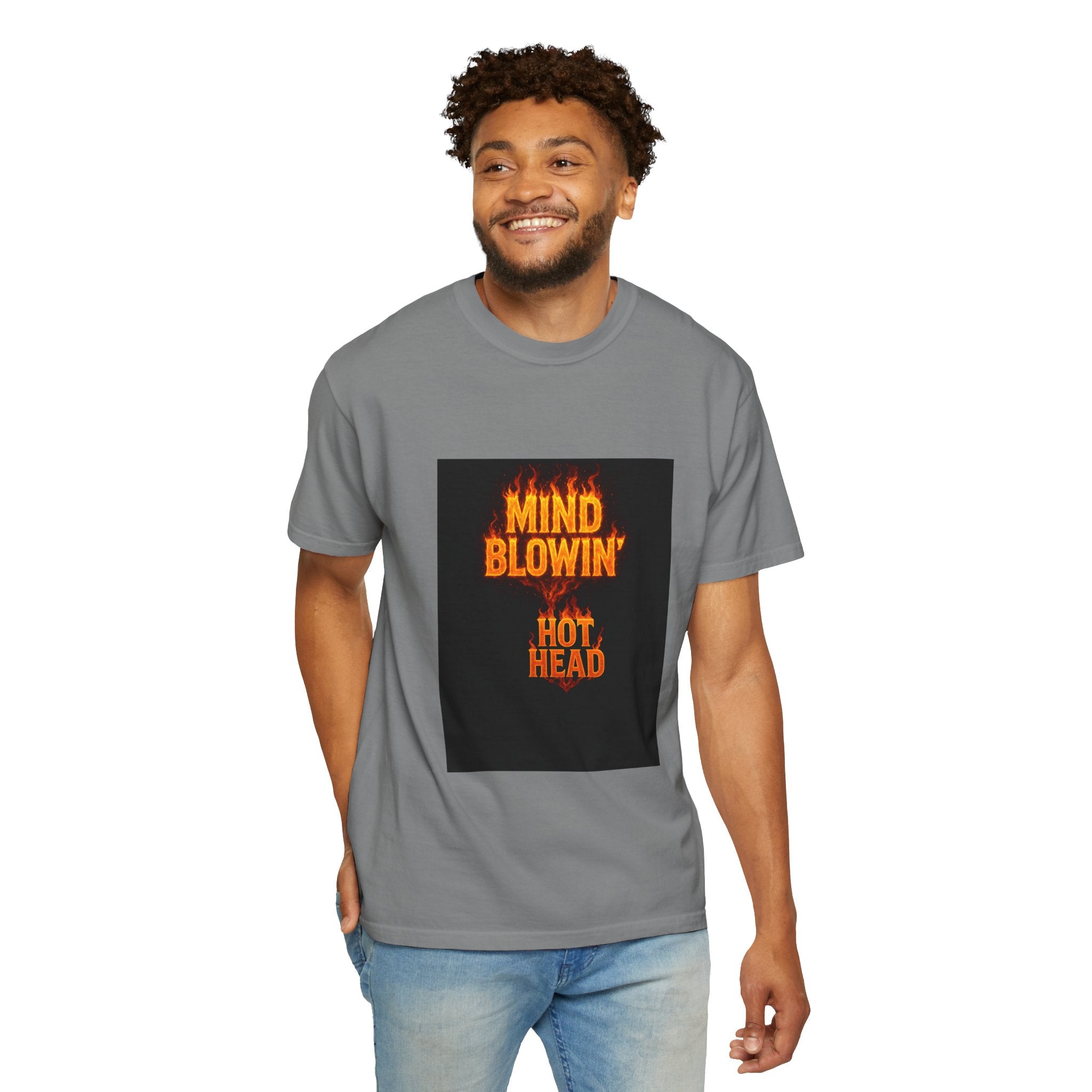 Mind Blowin' Hot Head T-Shirt — Fiery Graphic Tee