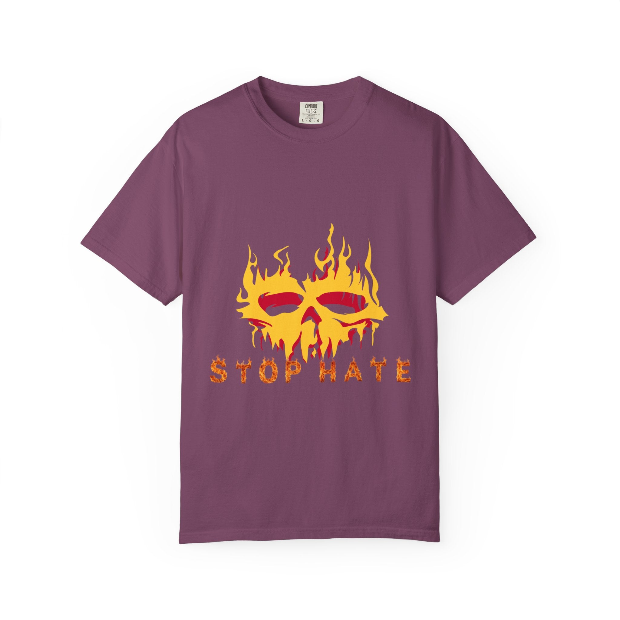 Stop Hate Flame Mask T-Shirt