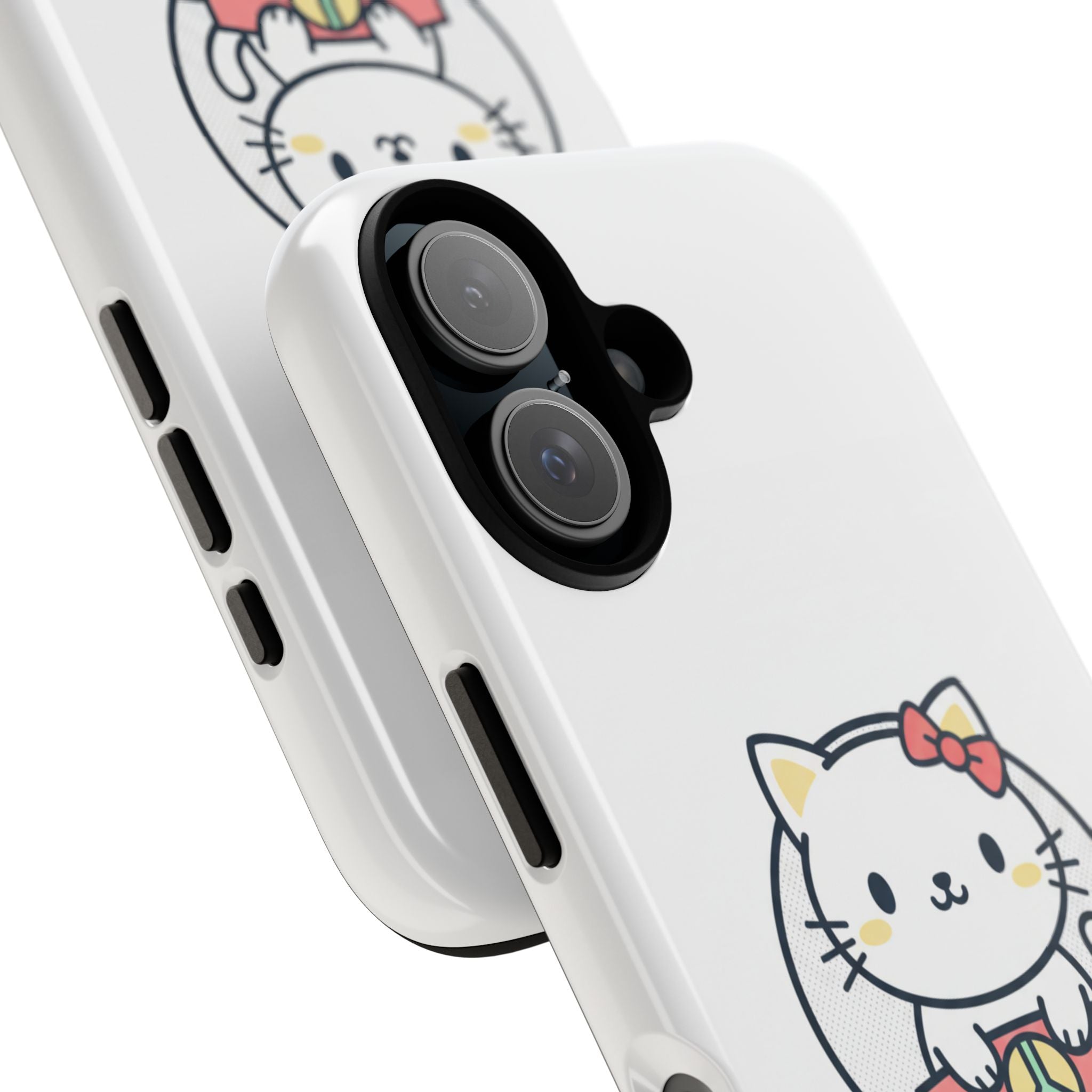 Phone Case — Cute Peace Cat "Stop Hate, Racism and Violence" Anti-Violence Protective Cover