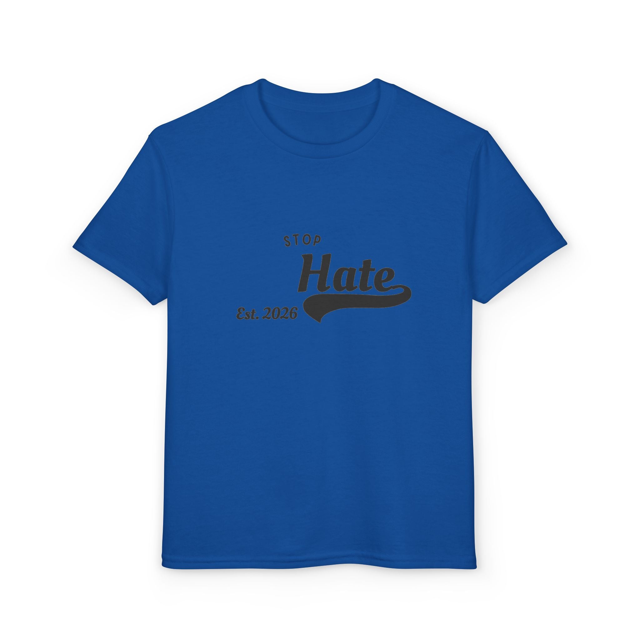 Youth T-Shirt — "Stop Hate Est. 2020" Graphic Tee