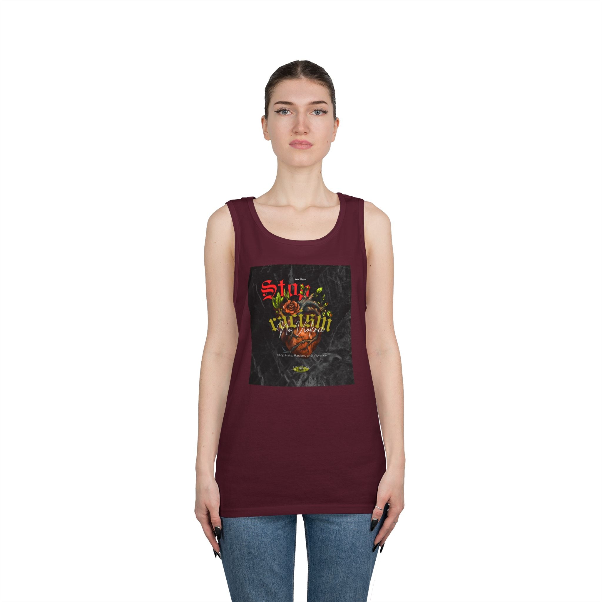 Skull & Crown Graphic Tank Top — Vintage Gothic Streetwear