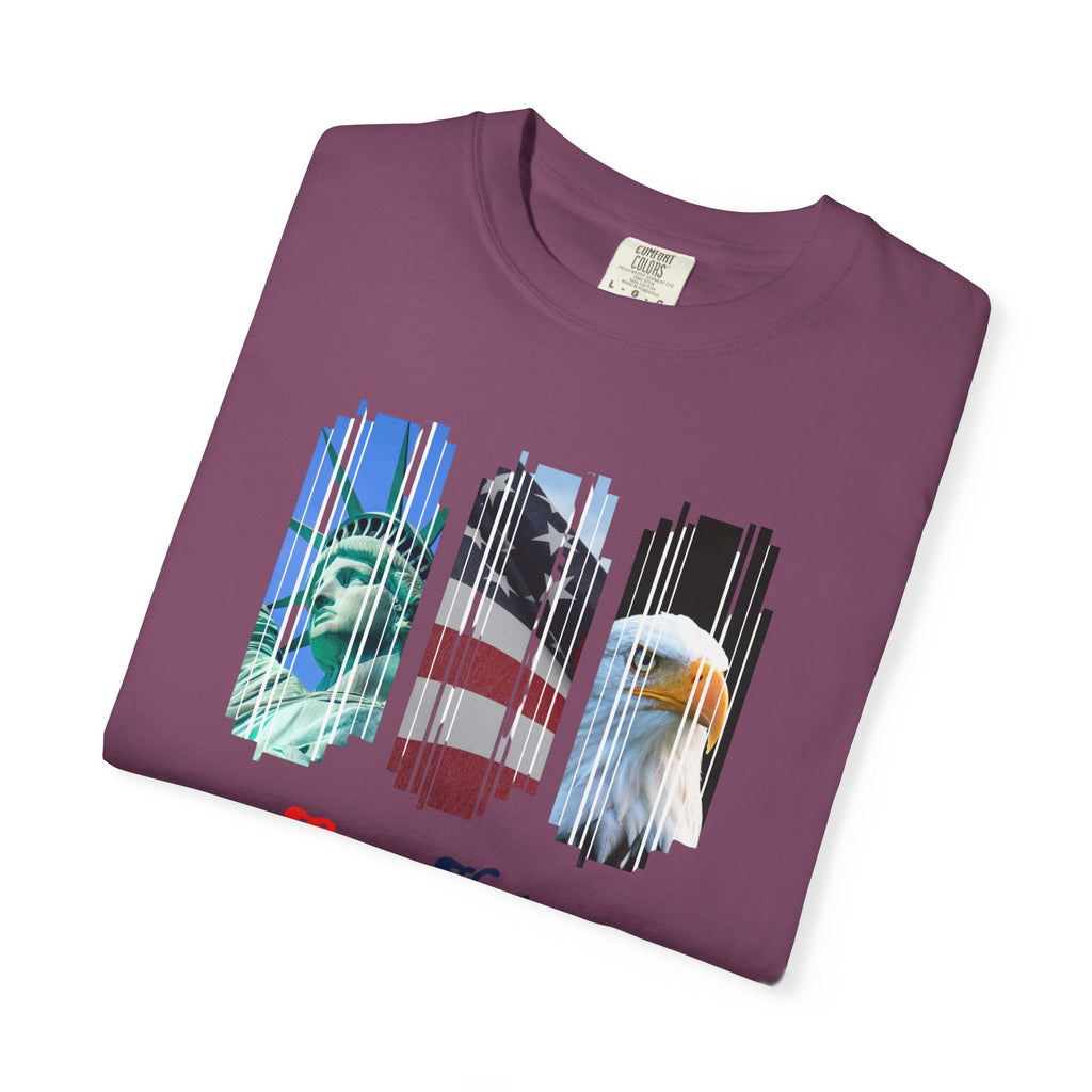 Patriotic 'Stop Hate Racism and Violence' T-Shirt
