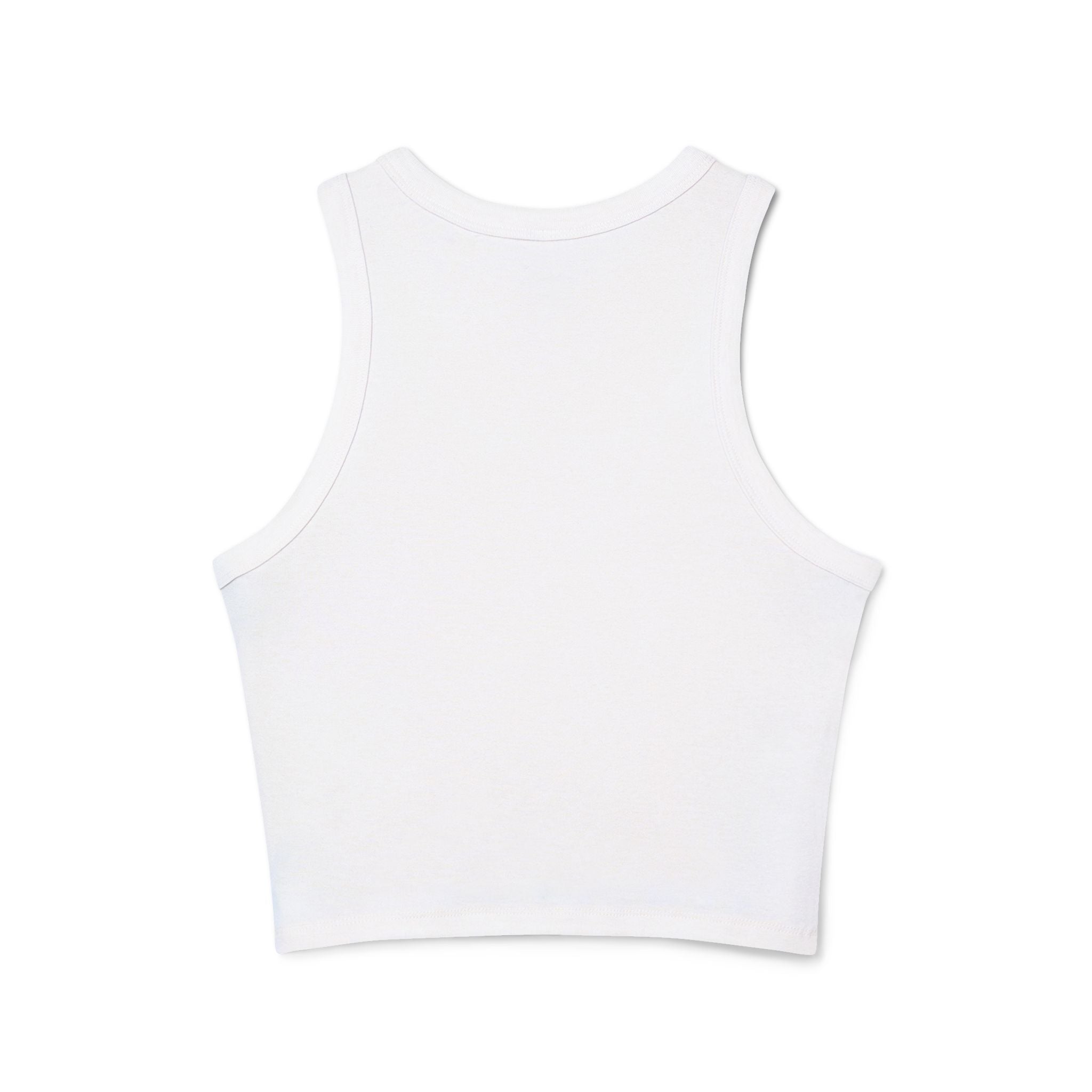 Racer Tank Top — "Stop Hate No Violence" Pride-Inspired Peace Tee