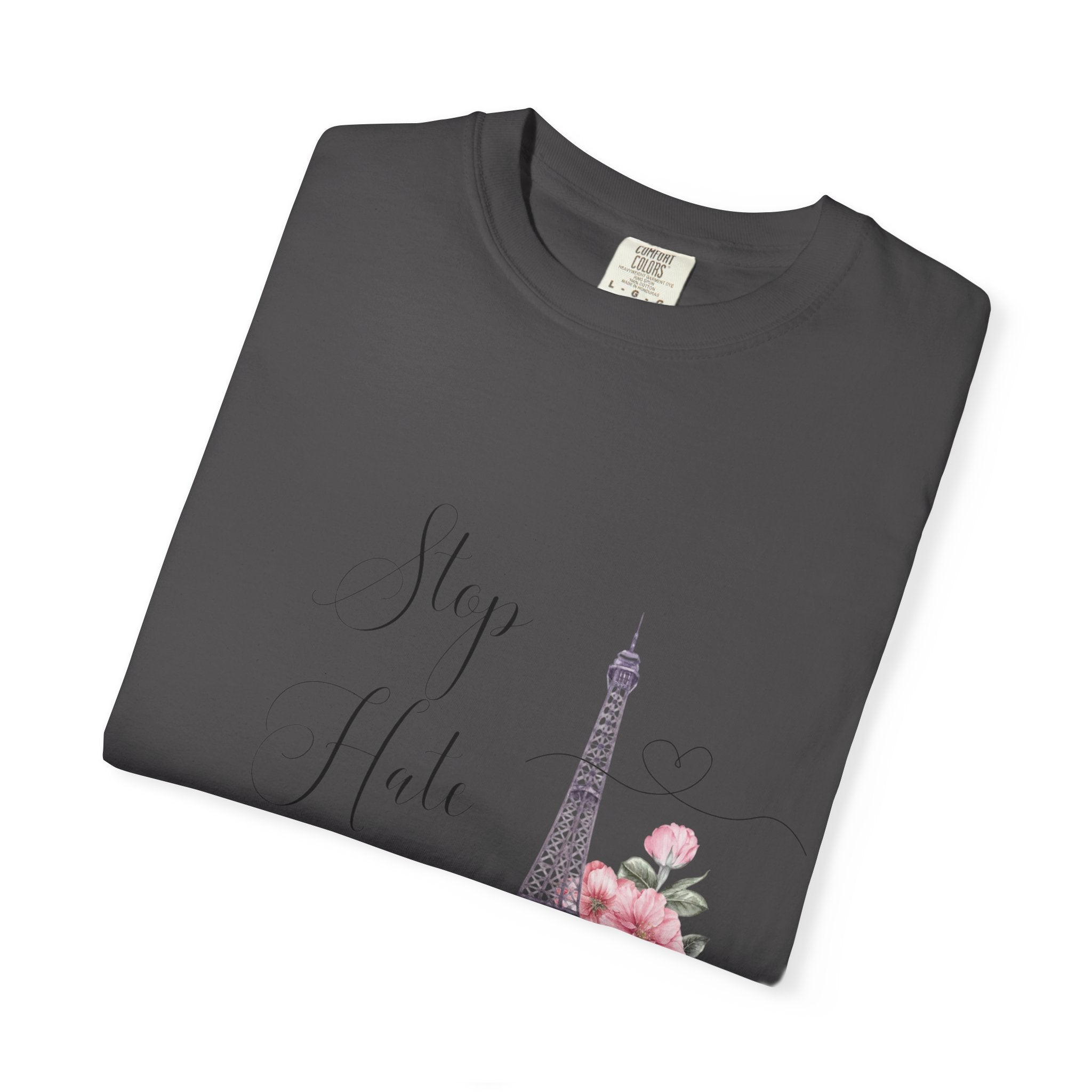Paris Floral 'Stay Awhile' T-Shirt