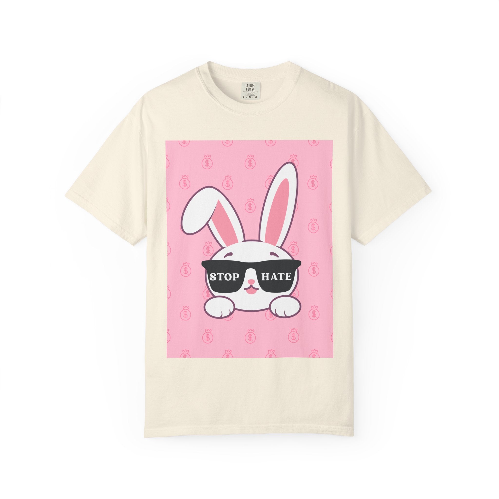 Bunny 'STOP HATE' Graphic T-Shirt