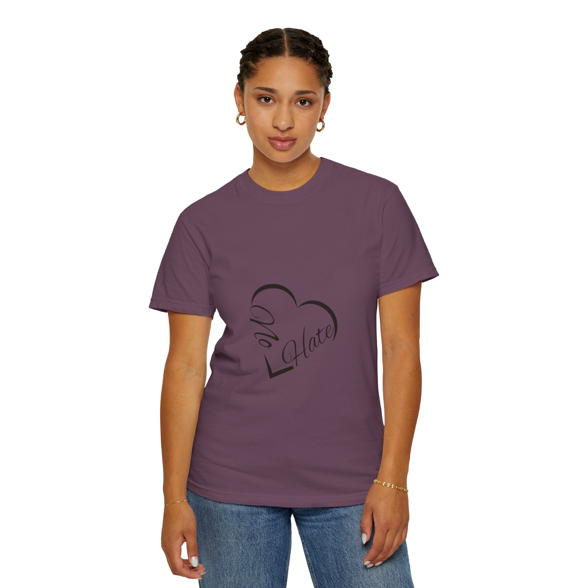No Hate Heart T-Shirt — Anti-Hate Graphic Tee