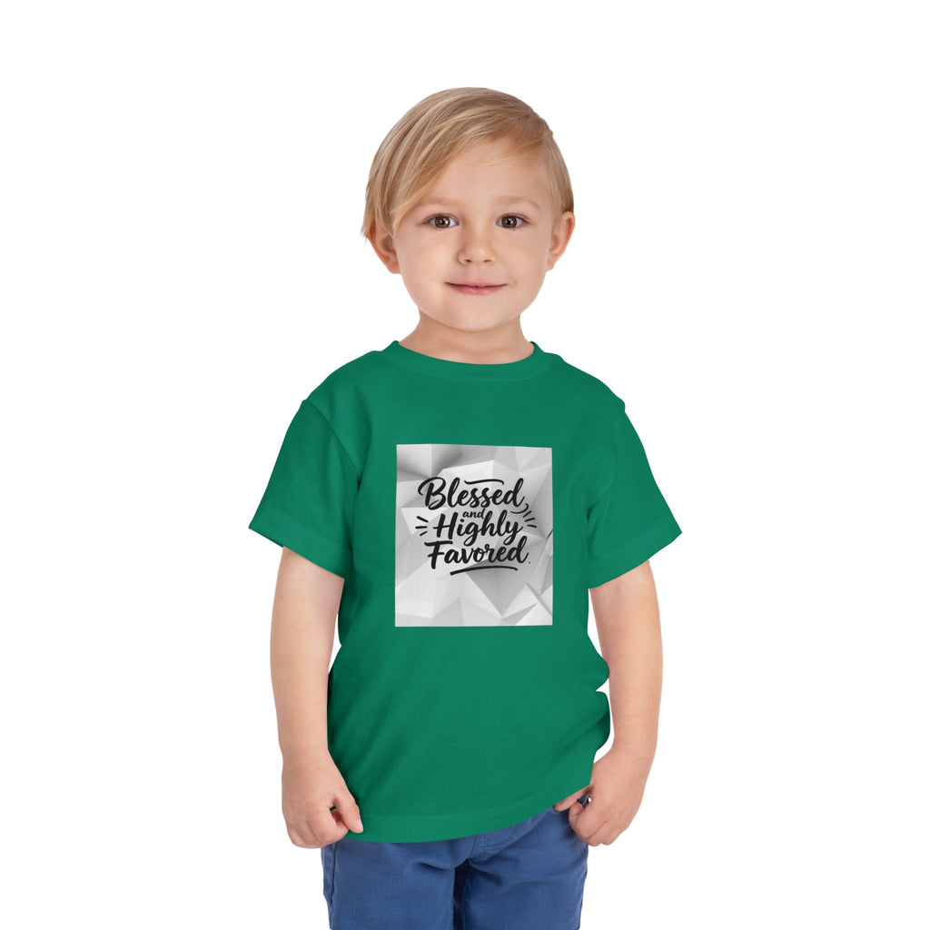 Blessed and Highly Favored Toddler Tee