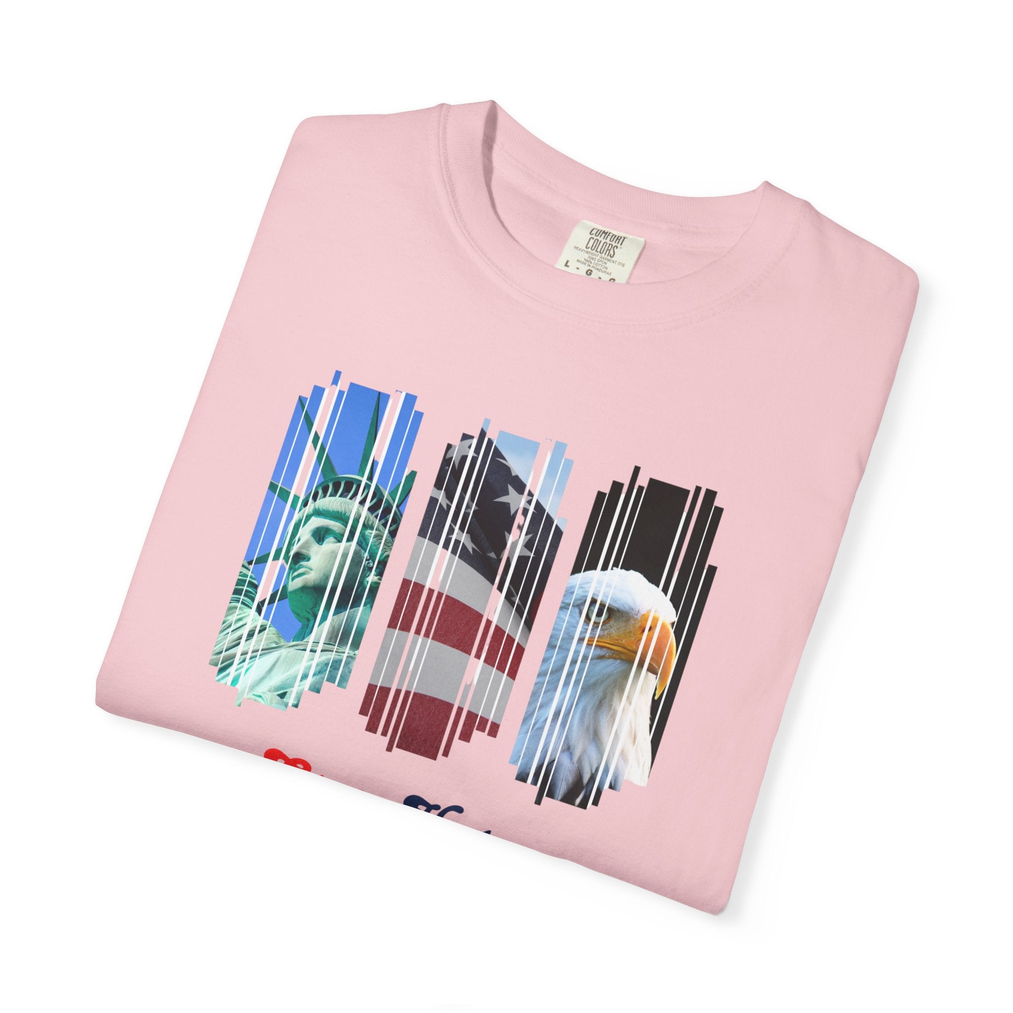 Patriotic 'Stop Hate Racism and Violence' T-Shirt