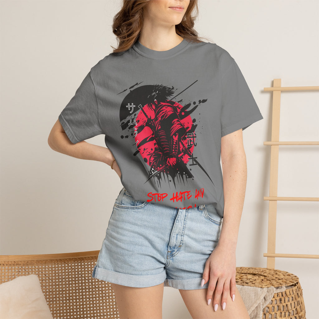 Stop Hate and Racism Graphic T-Shirt