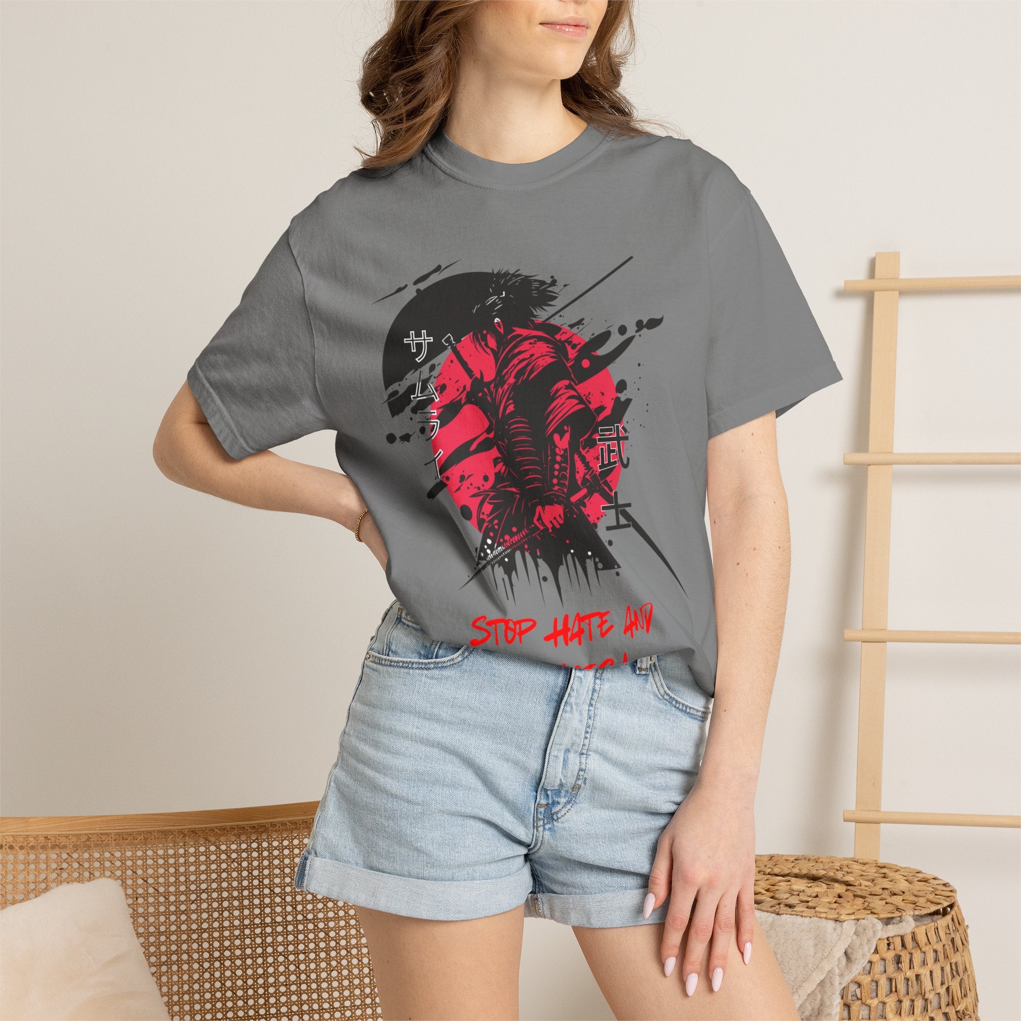 Stop Hate and Racism Graphic T-Shirt