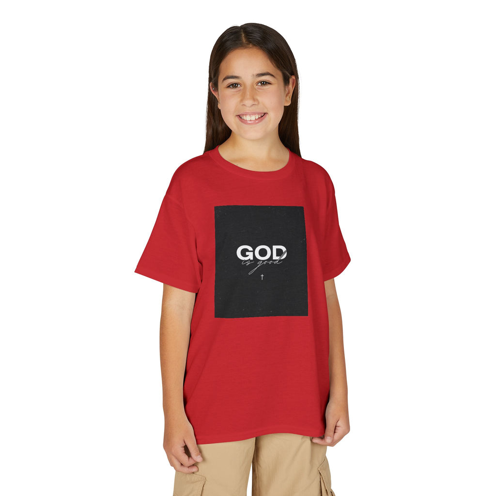 Youth T-Shirt — "GOD" Script Logo Graphic Tee