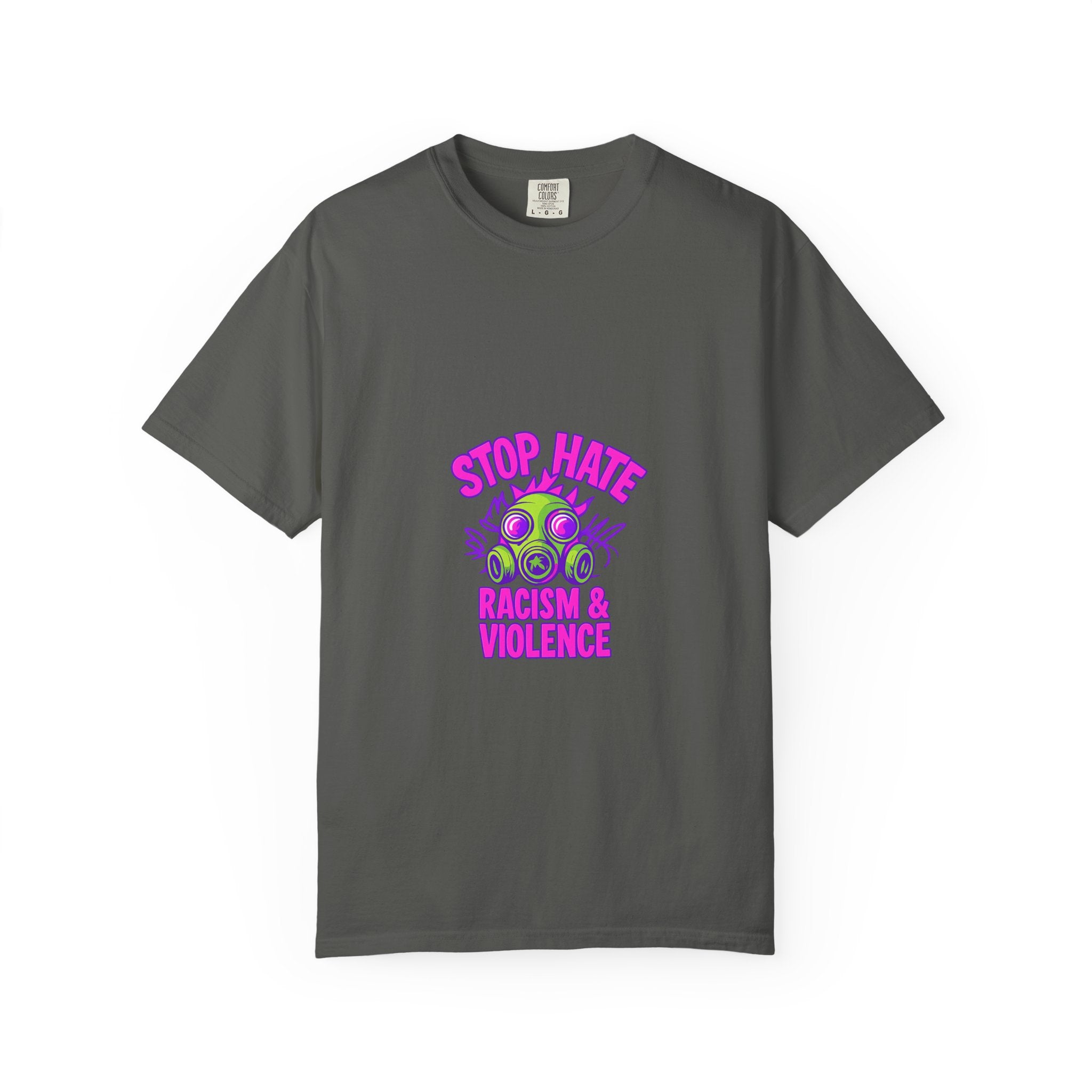 Stop Hate Racing & Violence T-Shirt — Anti-Hate Graphic Tee