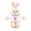 Love Teddy Bear with 'Love' Tee – Cute Plush Gift for Valentine’s Day