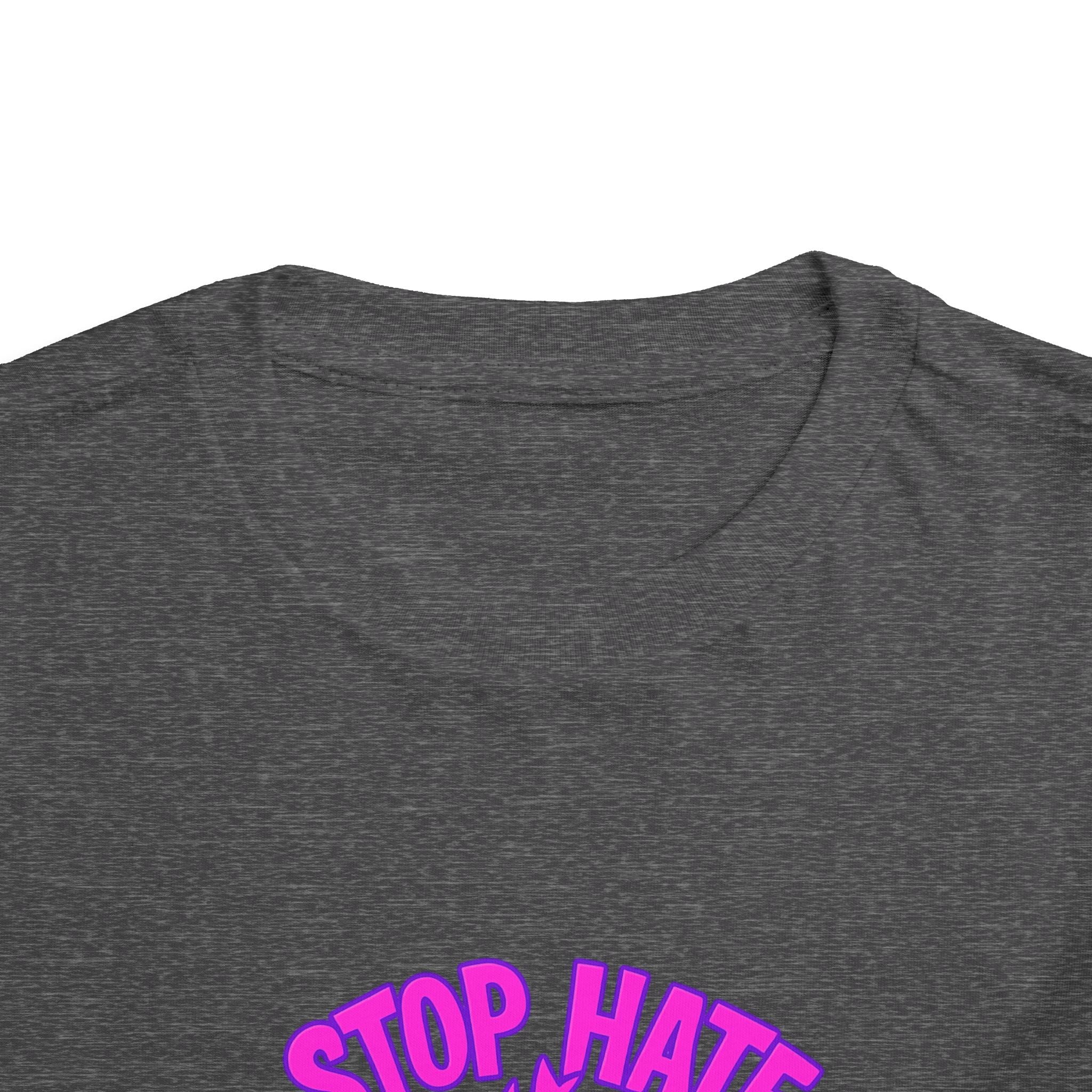 Stop Hate Toddler Tee – "Stop Hate Racism & Violence" Graphic