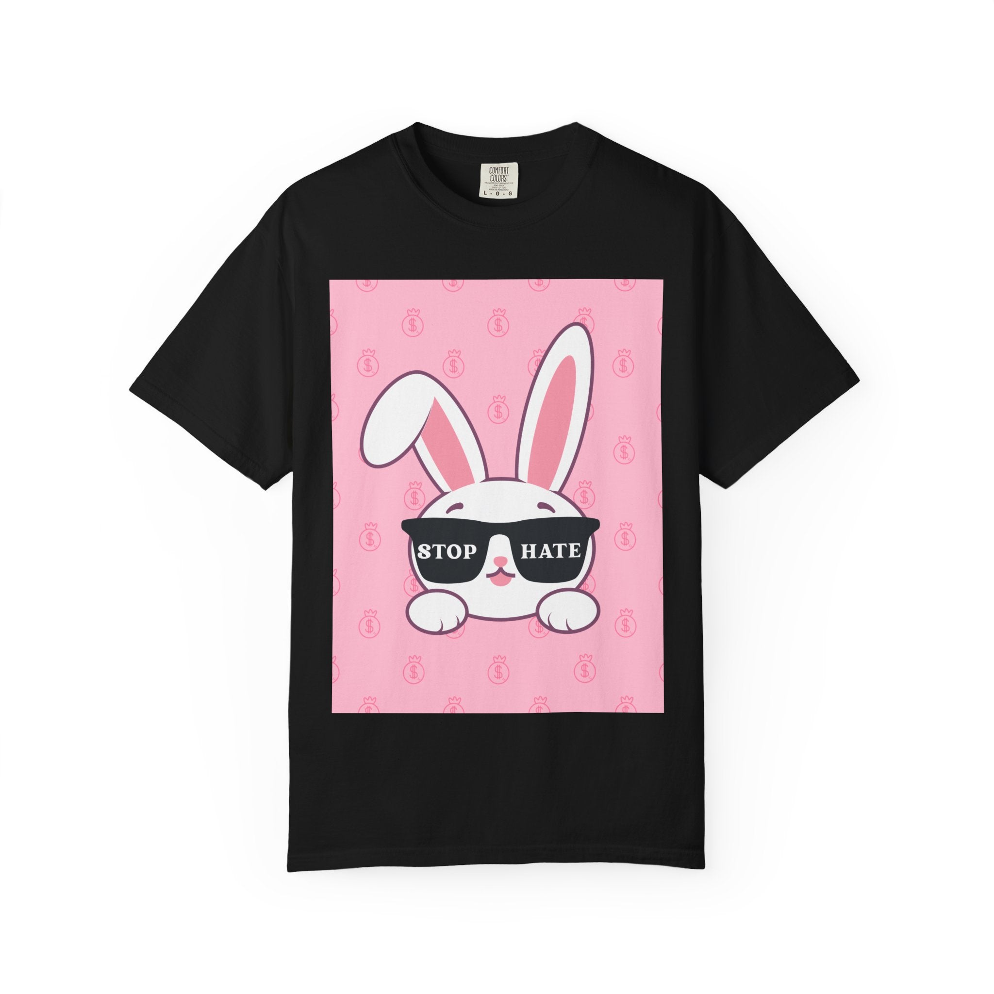 Bunny 'STOP HATE' Graphic T-Shirt