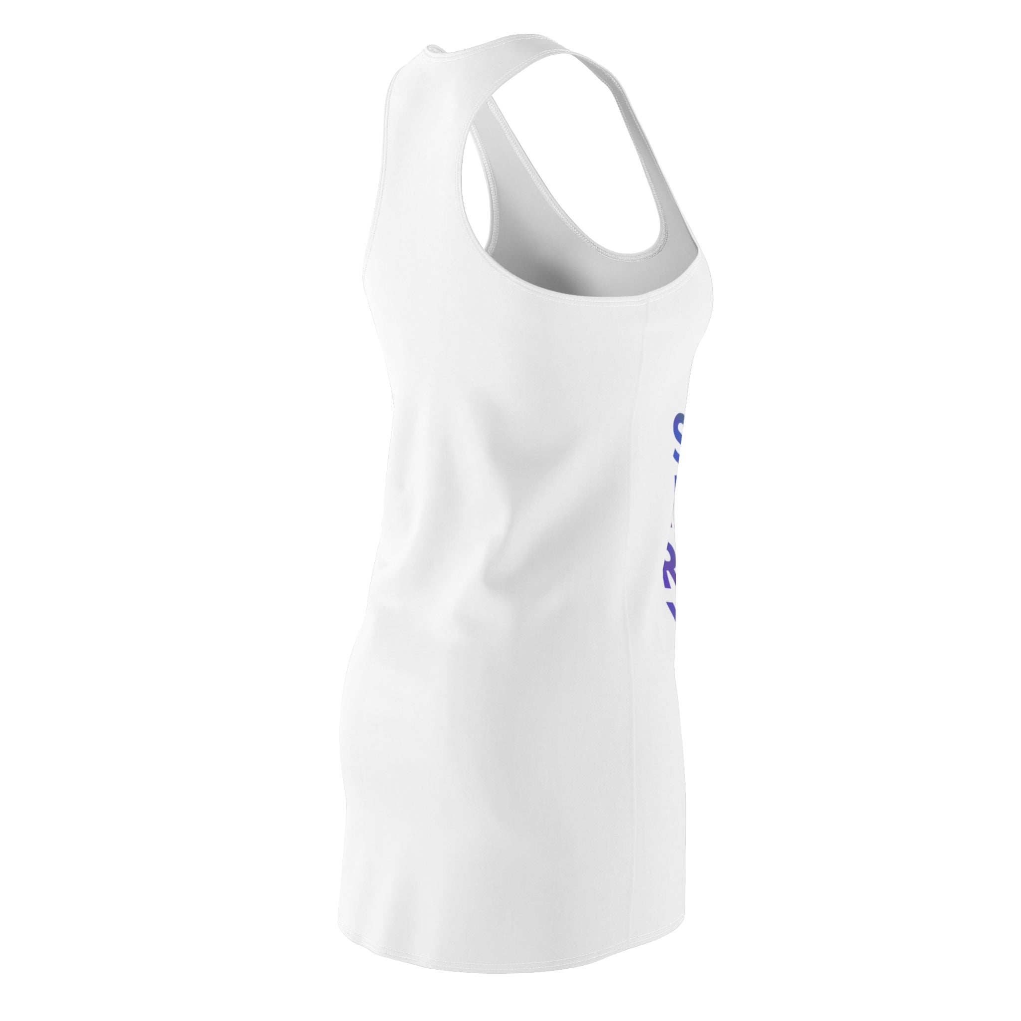 Racerback Dress — "Stop Hate Racism Violence" Rainbow Protest Dress