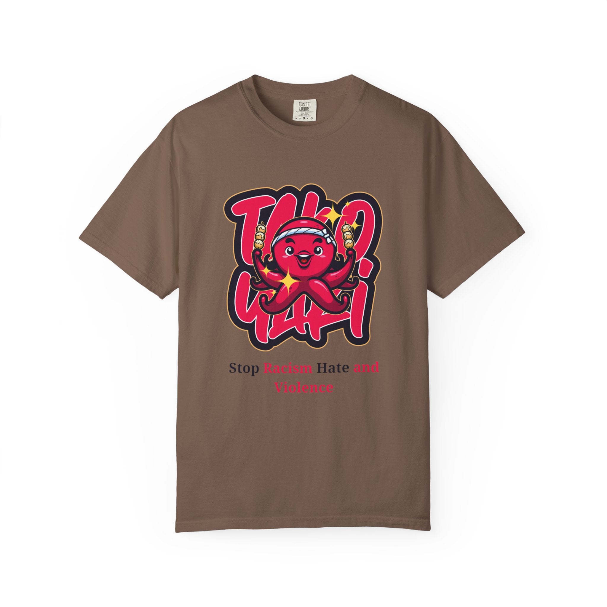 Stop Racism Octopus T-Shirt — Anti-Racism Message Tee