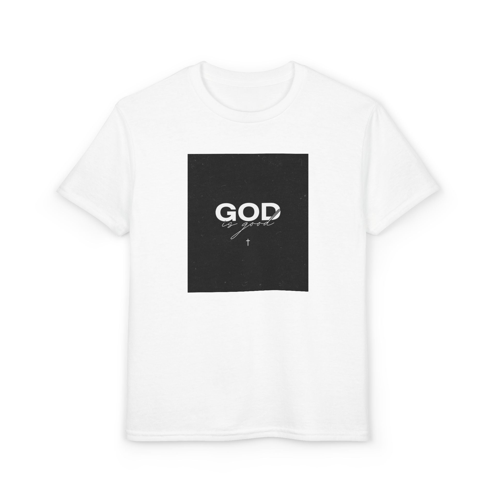 Youth T-Shirt — "GOD" Script Logo Graphic Tee
