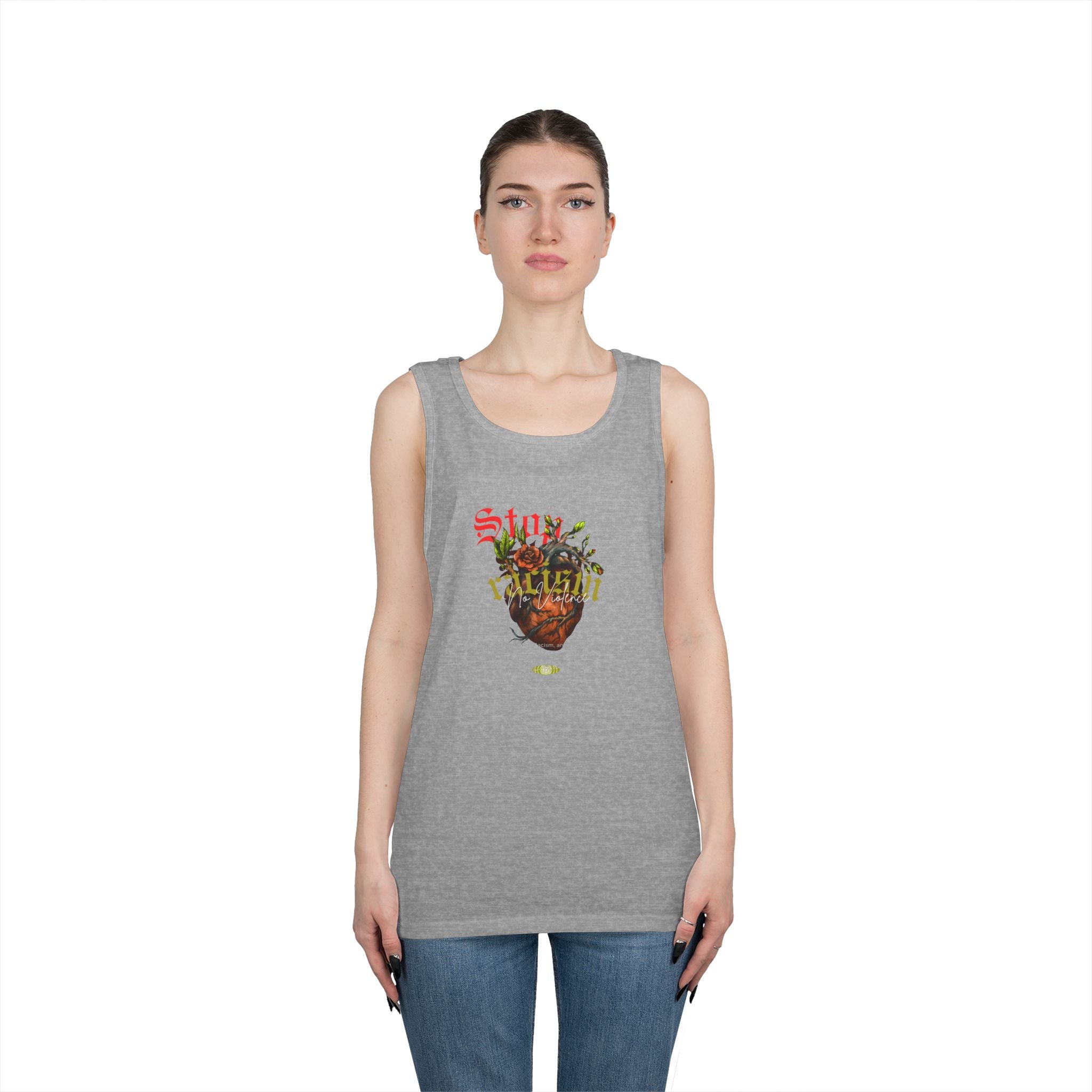 Sunlight Heart Graphic Tank Top