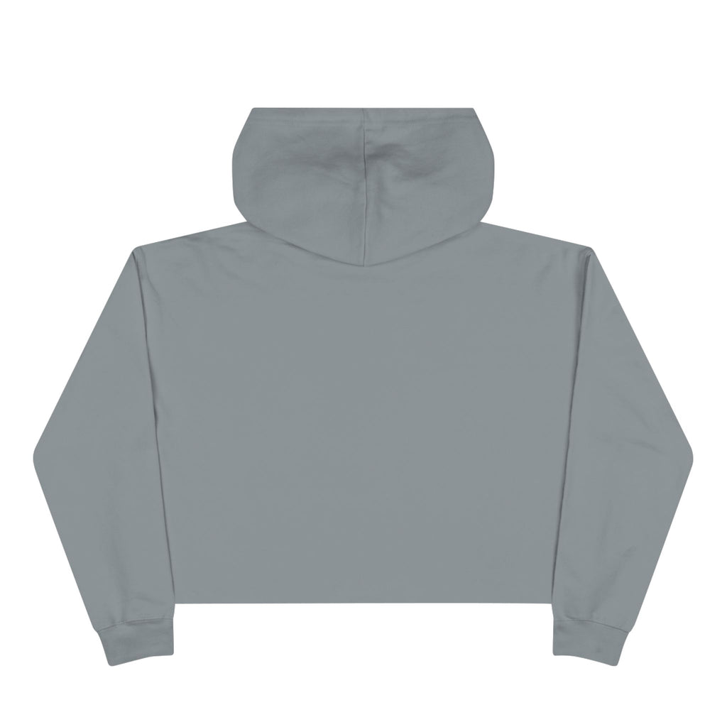 Stop Hate Not Racism Crop Hoodie — Colorful Anti-Racism Statement Sweatshirt