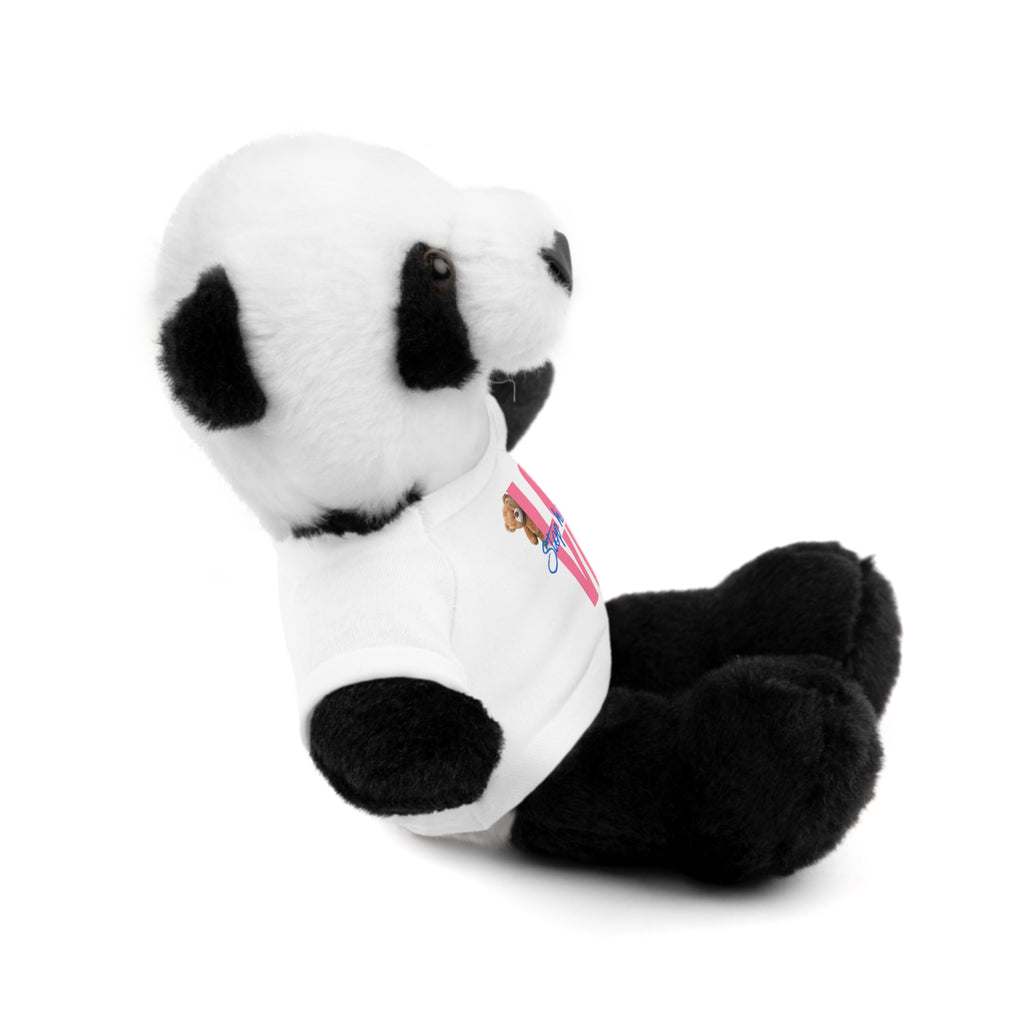 Love Teddy Bear with 'Love' Tee – Cute Plush Gift for Valentine’s Day