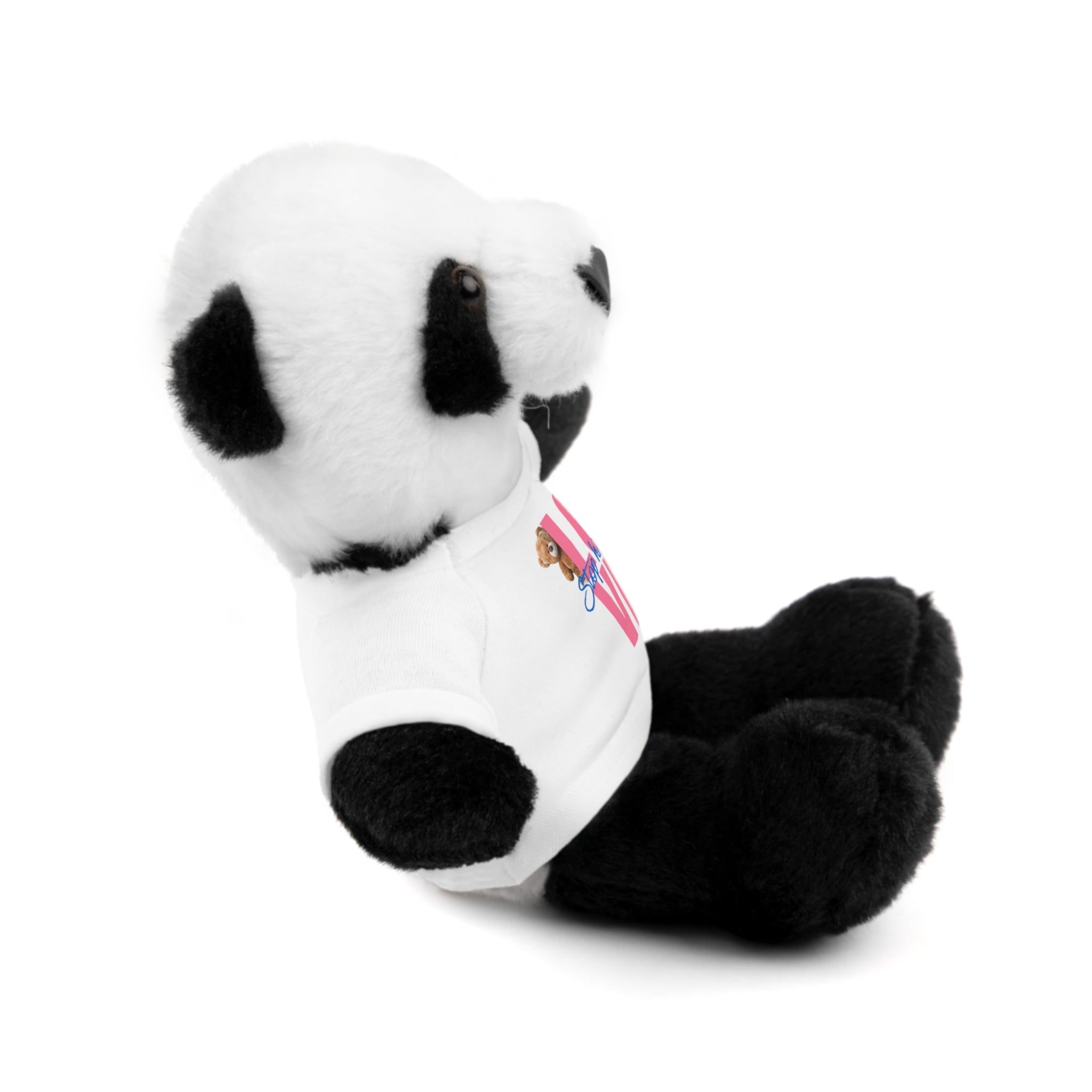 Love Teddy Bear with 'Love' Tee – Cute Plush Gift for Valentine’s Day