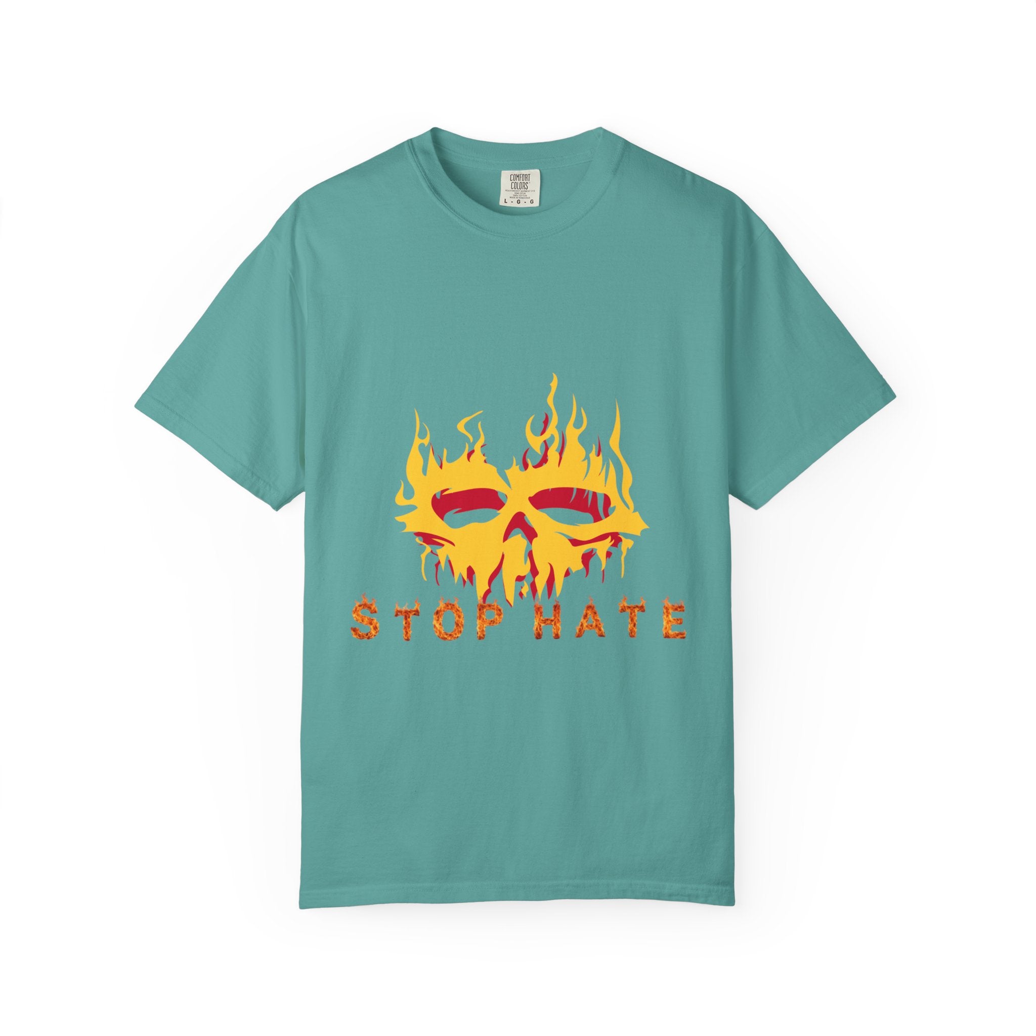 Stop Hate Flame Mask T-Shirt