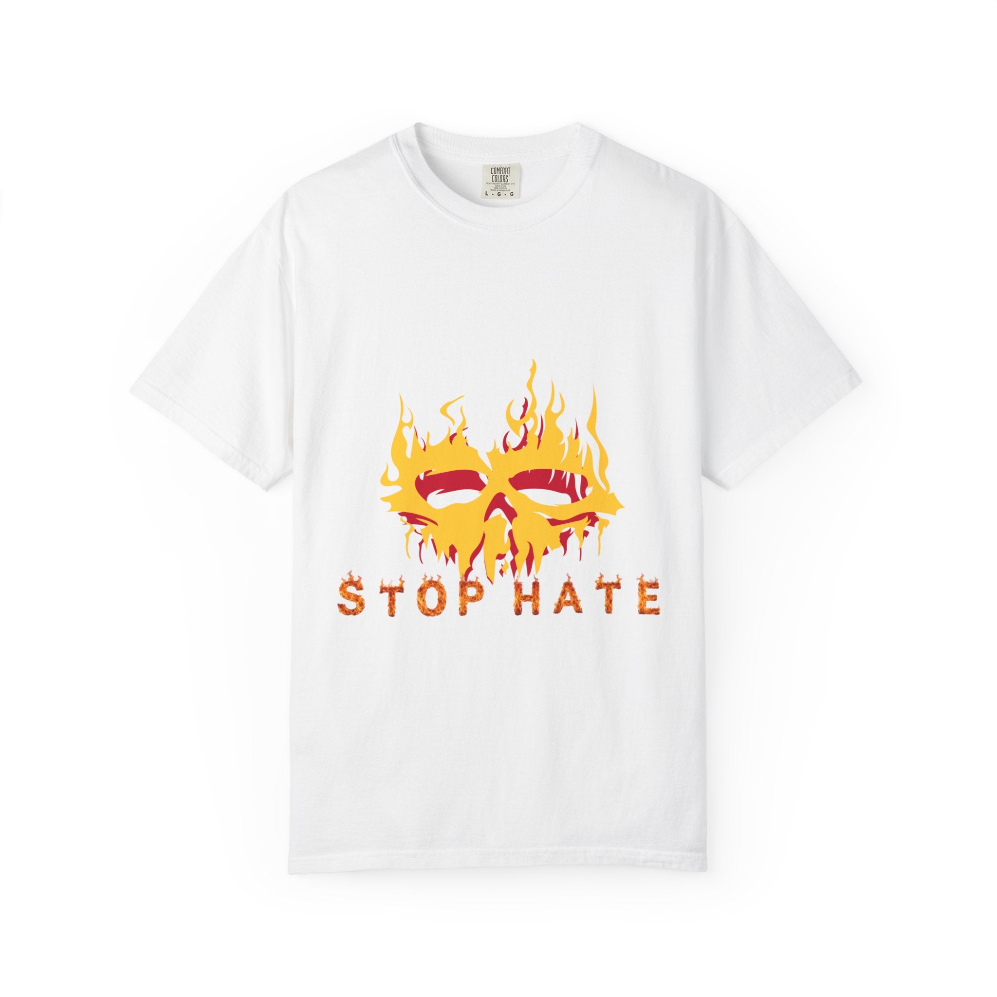 Stop Hate Flame Mask T-Shirt