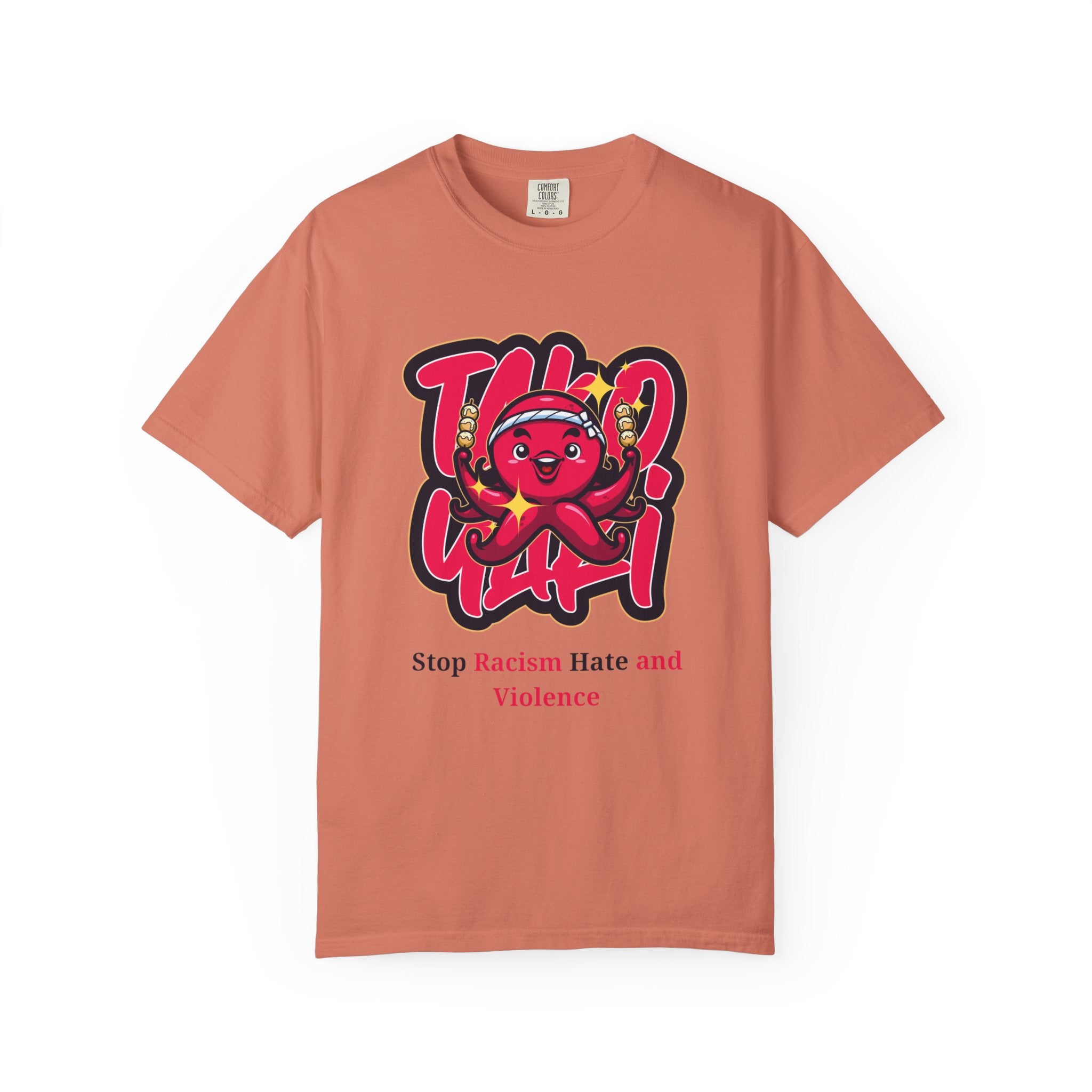Stop Racism Octopus T-Shirt — Anti-Racism Message Tee