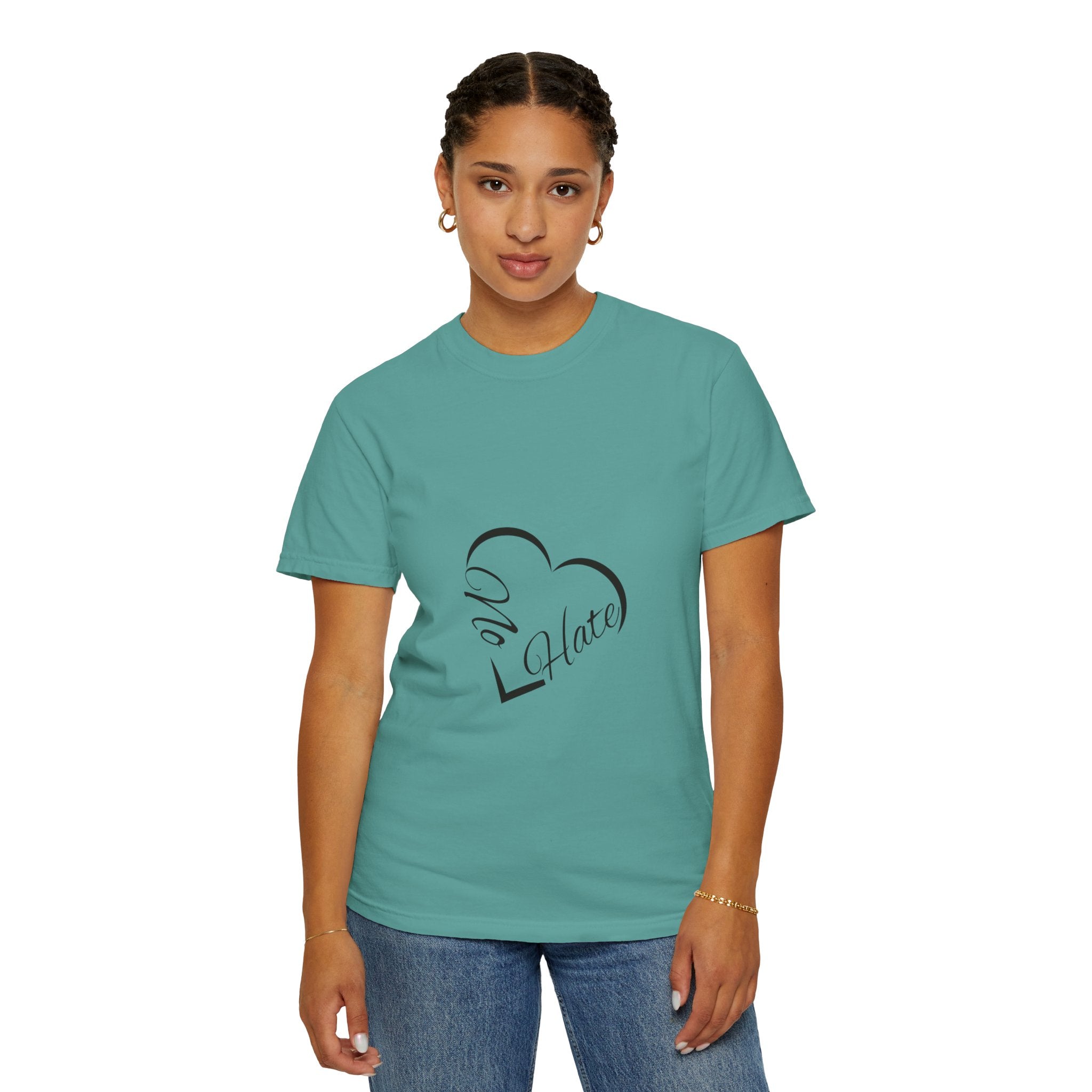 No Hate Heart T-Shirt — Anti-Hate Graphic Tee