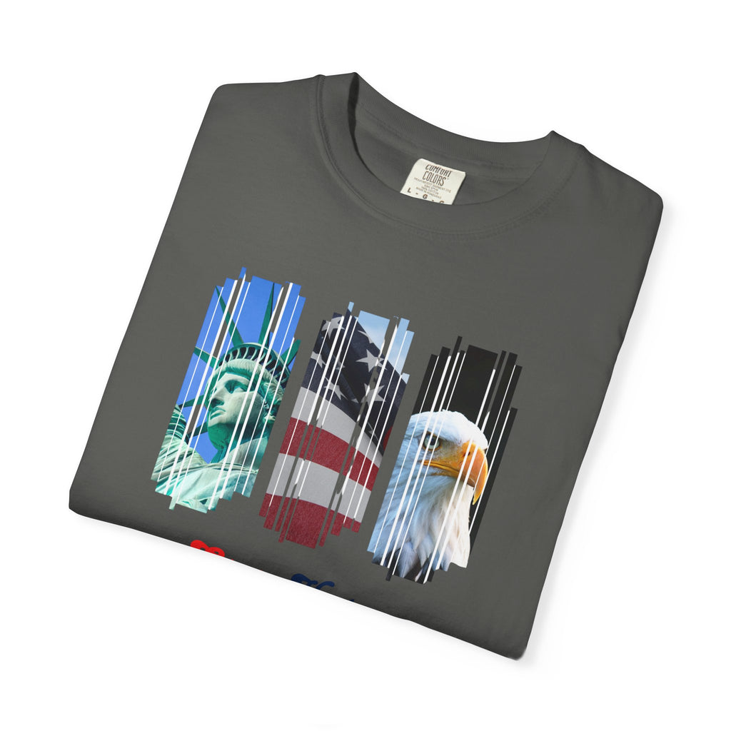 Patriotic 'Stop Hate Racism and Violence' T-Shirt