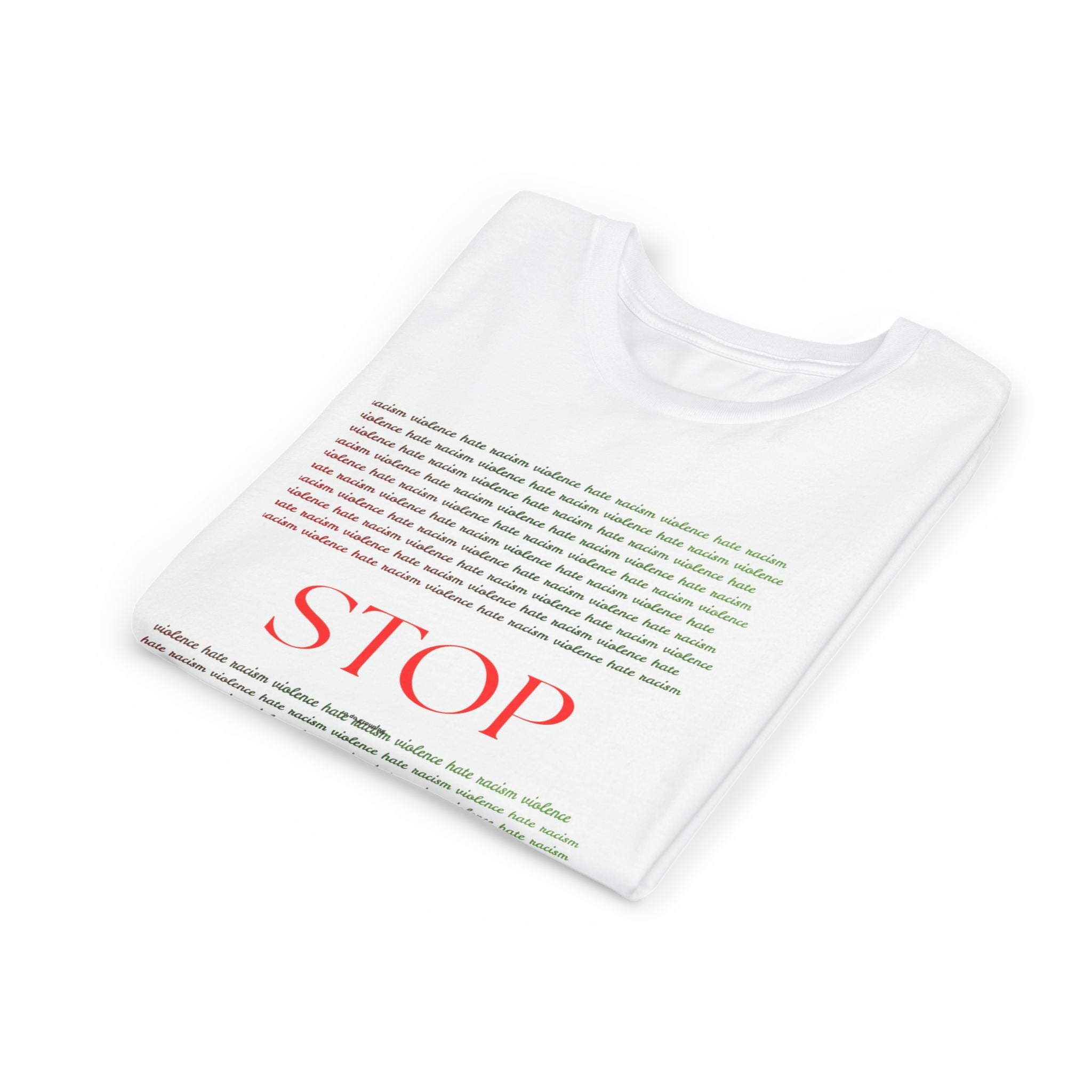 Youth Tee — Bold Yellow 'STOP' Graphic Kids T‑Shirt