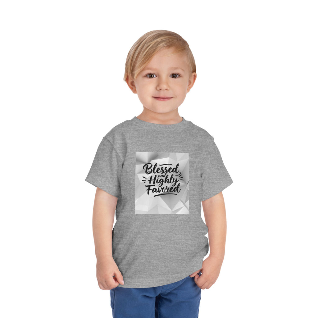 Blessed and Highly Favored Toddler Tee