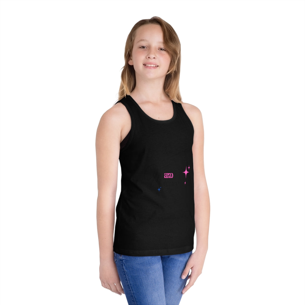Kids Tank Top “Stop Hate, Racism — Kind Violence” Anti-Racism Graphic