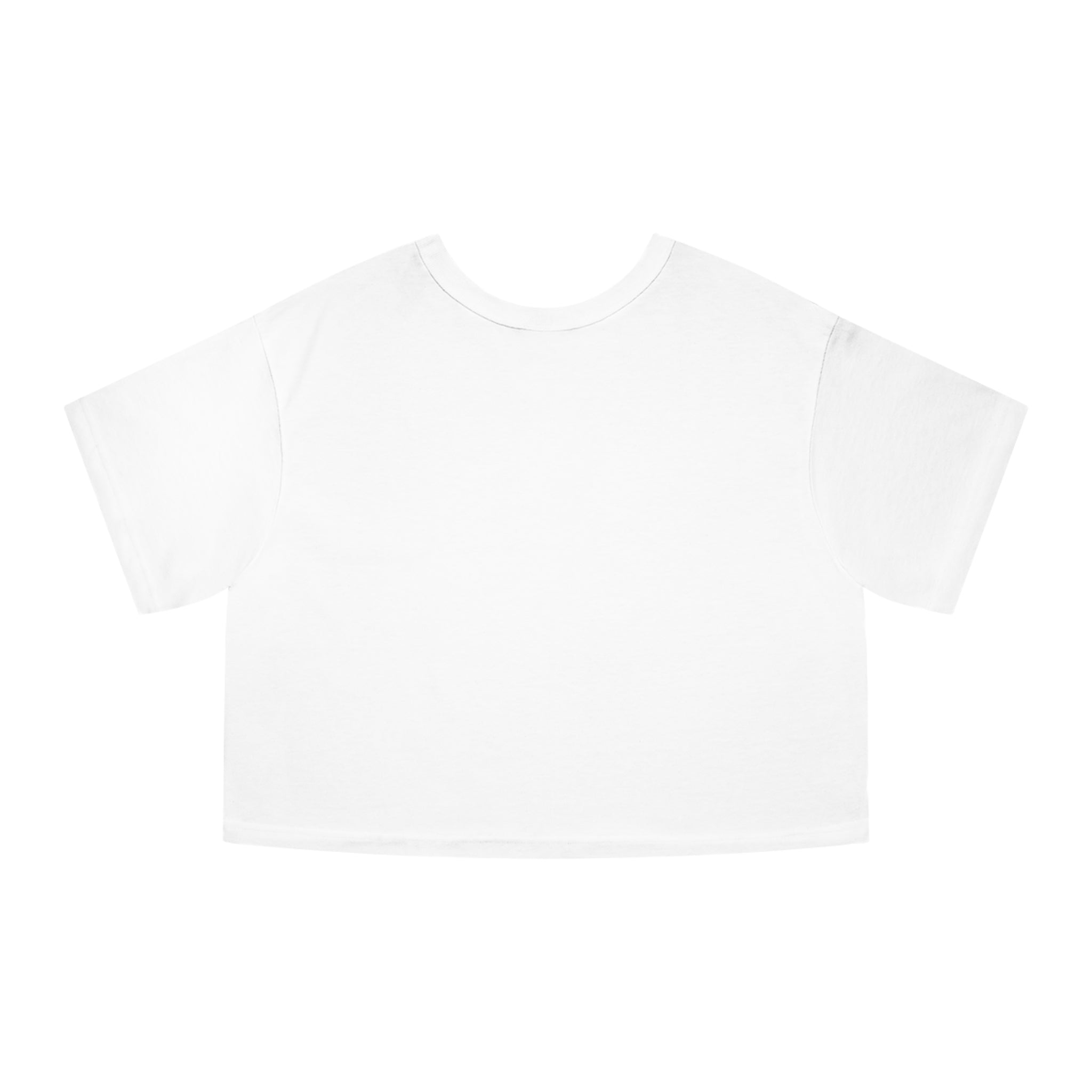 Cropped Graphic Tee — Botanical Heart 'Stay Golden' Design