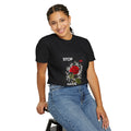 Stop Hate & Violence T-Shirt — Rose Protest Graphic Tee
