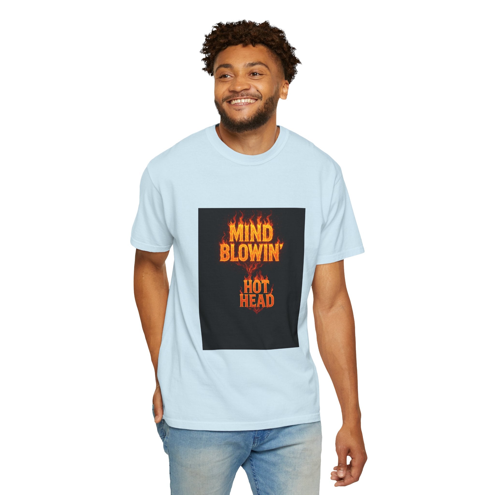 Mind Blowin' Hot Head T-Shirt — Fiery Graphic Tee