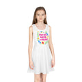 Girls' Sundress "Stop Hate Racism and Violence" Floral Anti-Racism Dress