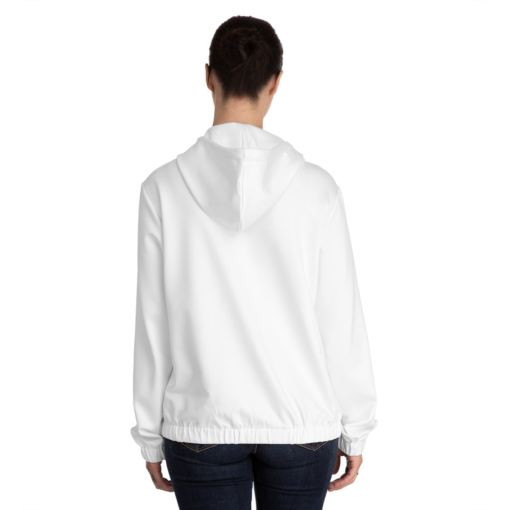 Heart & Herbs Graphic Zip-Up Hoodie — Botanical Heart Design