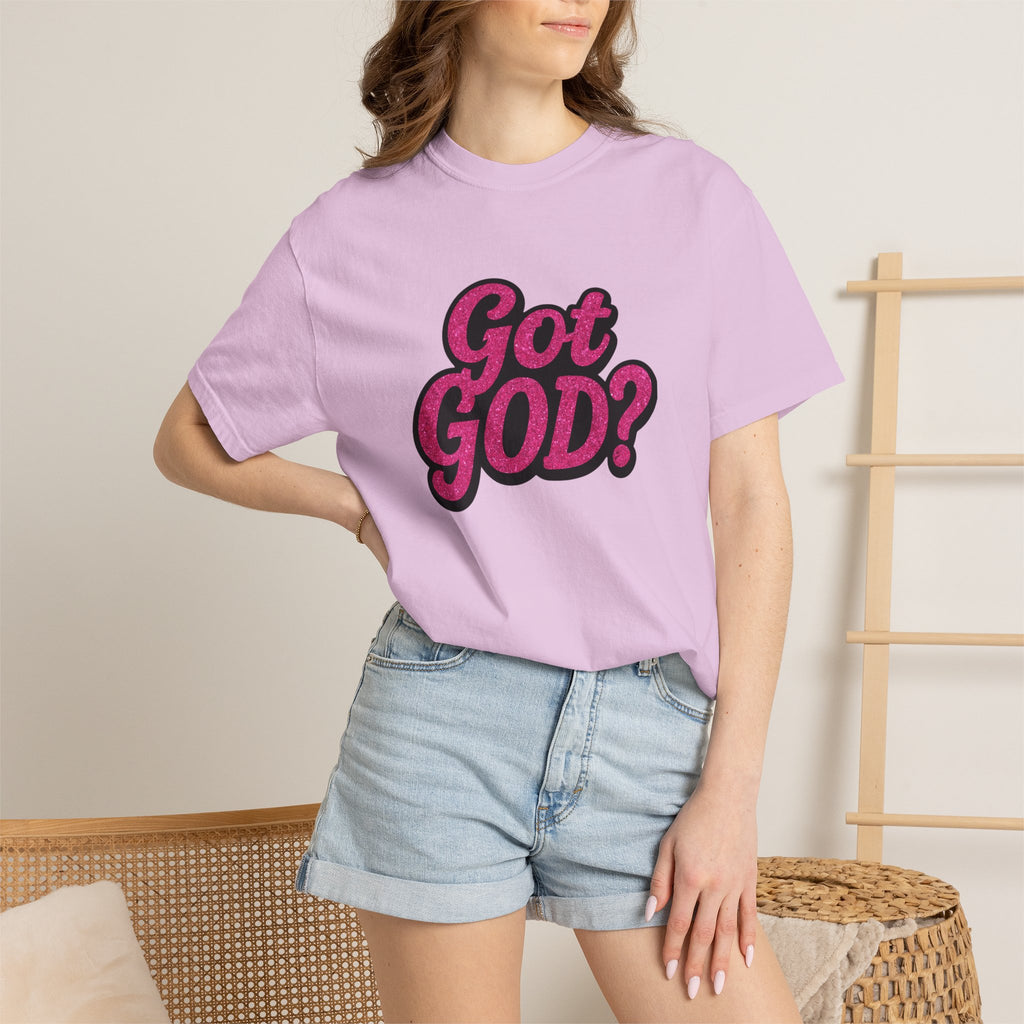 Got God? T-Shirt — Retro Bubble Letter Faith Tee