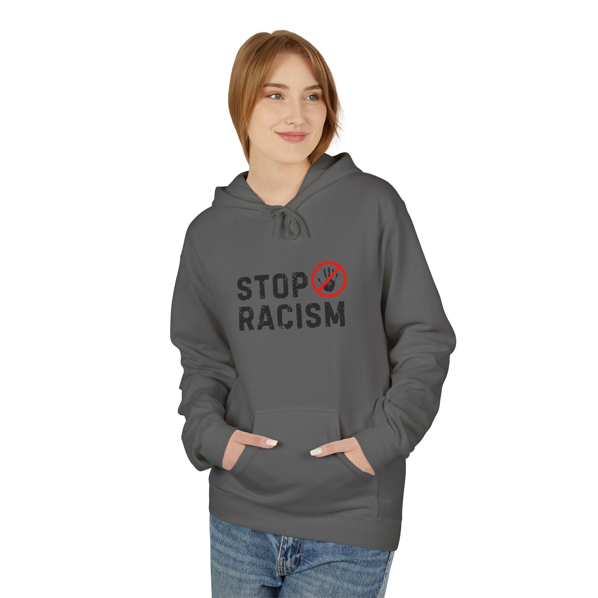 Stop Racism Hoodie — Anti-Racism Statement Pullover