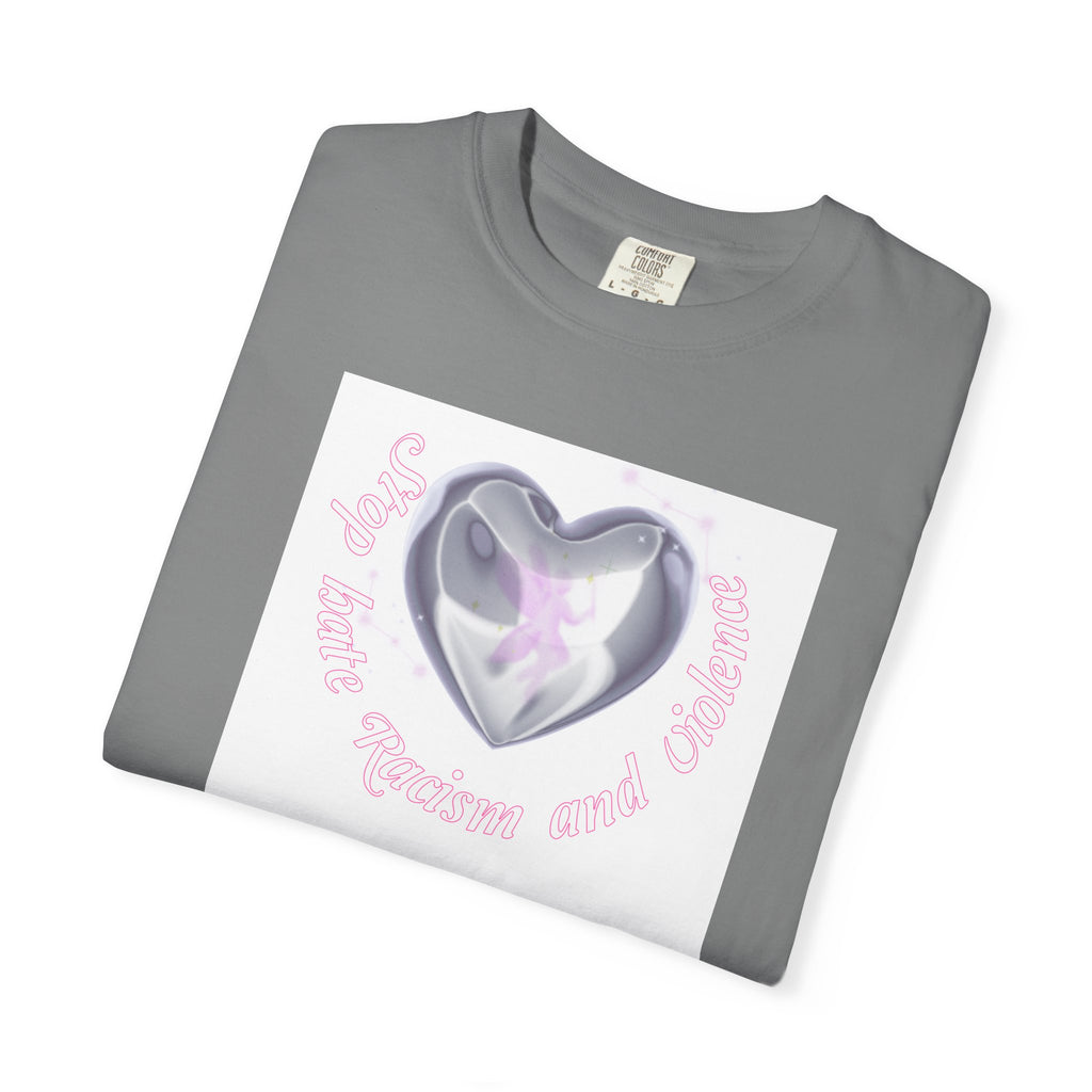 Heart Butterfly Tee — "Love, Hope, Passion and Patience" Graphic T-Shirt