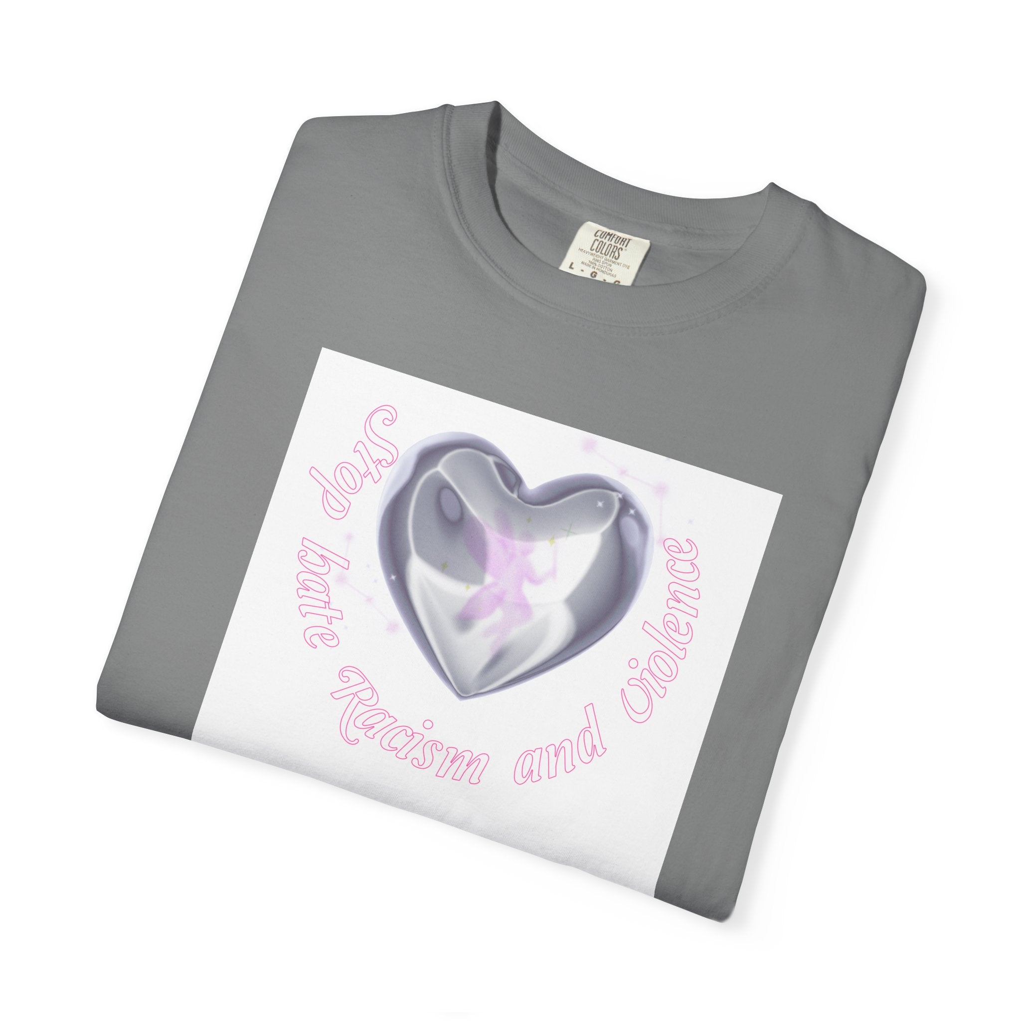 Heart Butterfly Tee — "Love, Hope, Passion and Patience" Graphic T-Shirt