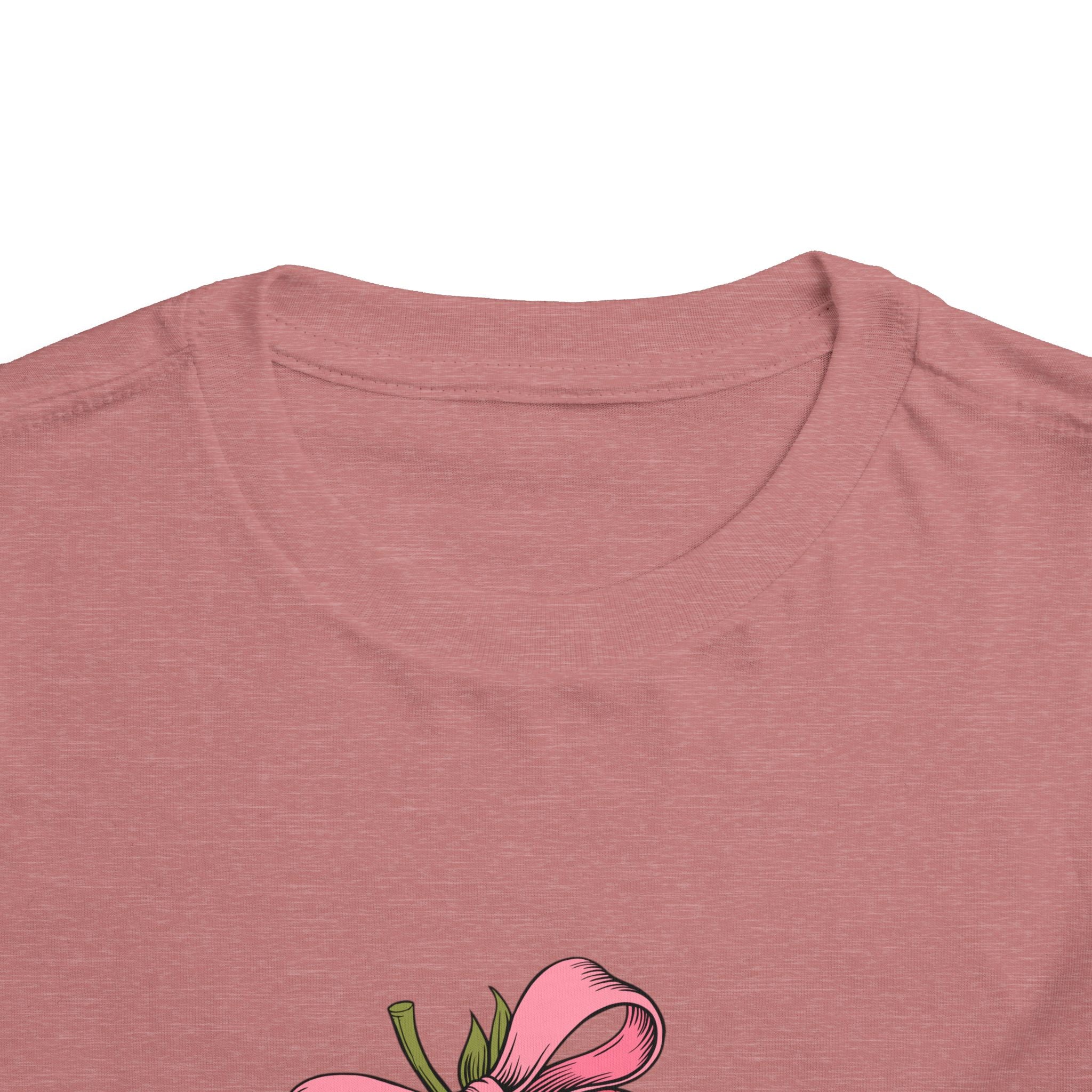 Toddler Tee — Pink Gift Strawberry Graphic "Stop Rockin and Rollin"