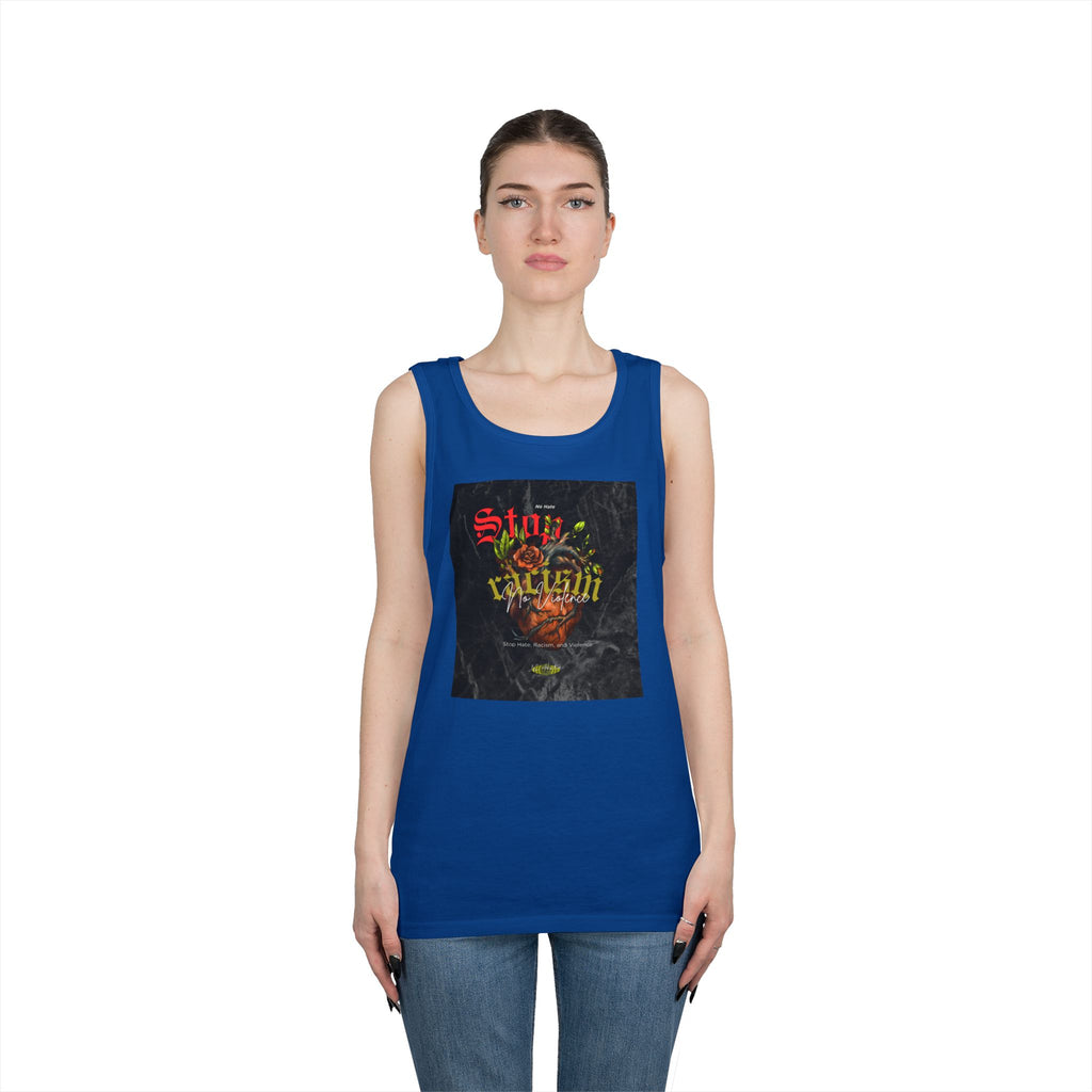 Skull & Crown Graphic Tank Top — Vintage Gothic Streetwear
