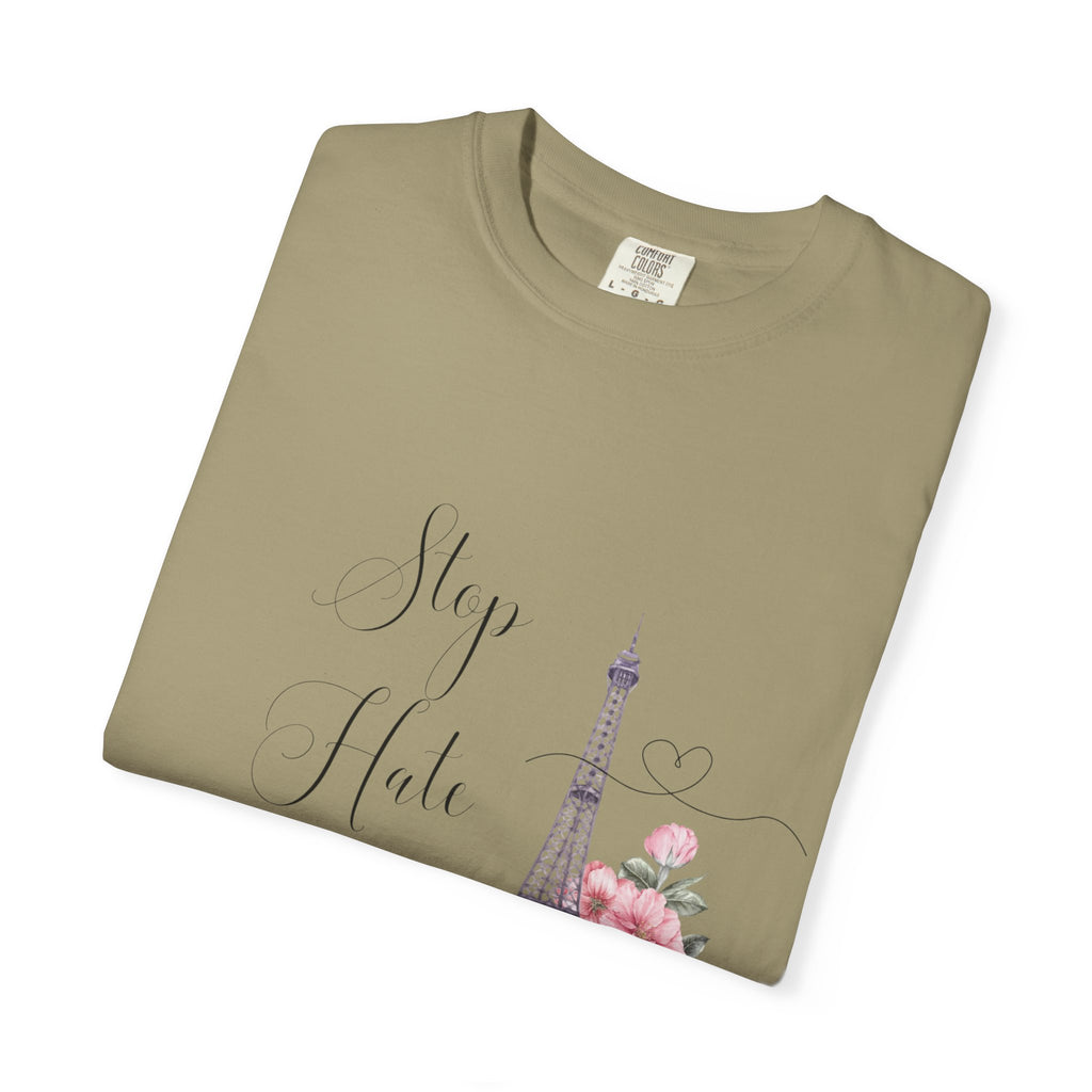 Paris Floral 'Stay Awhile' T-Shirt