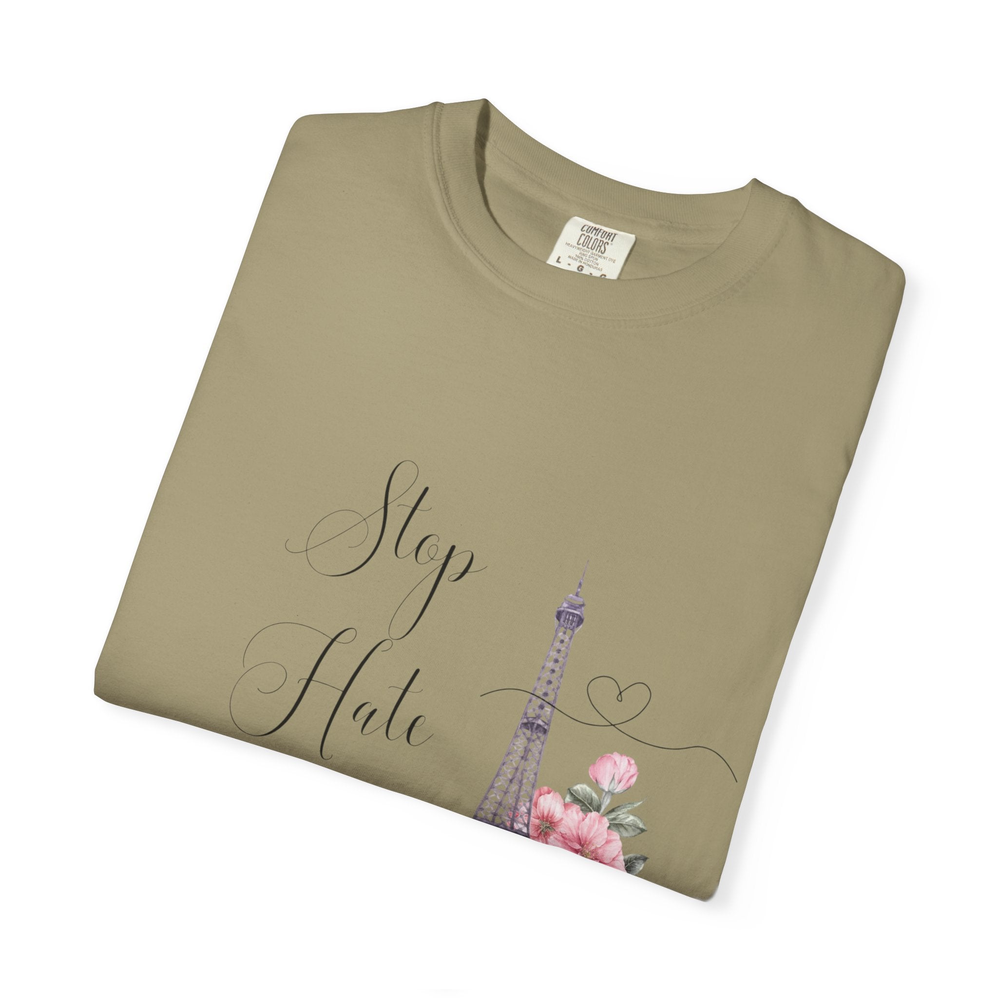 Paris Floral 'Stay Awhile' T-Shirt