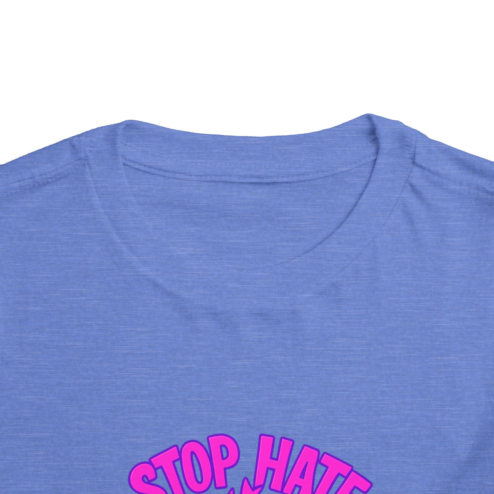 Stop Hate Toddler Tee – "Stop Hate Racism & Violence" Graphic