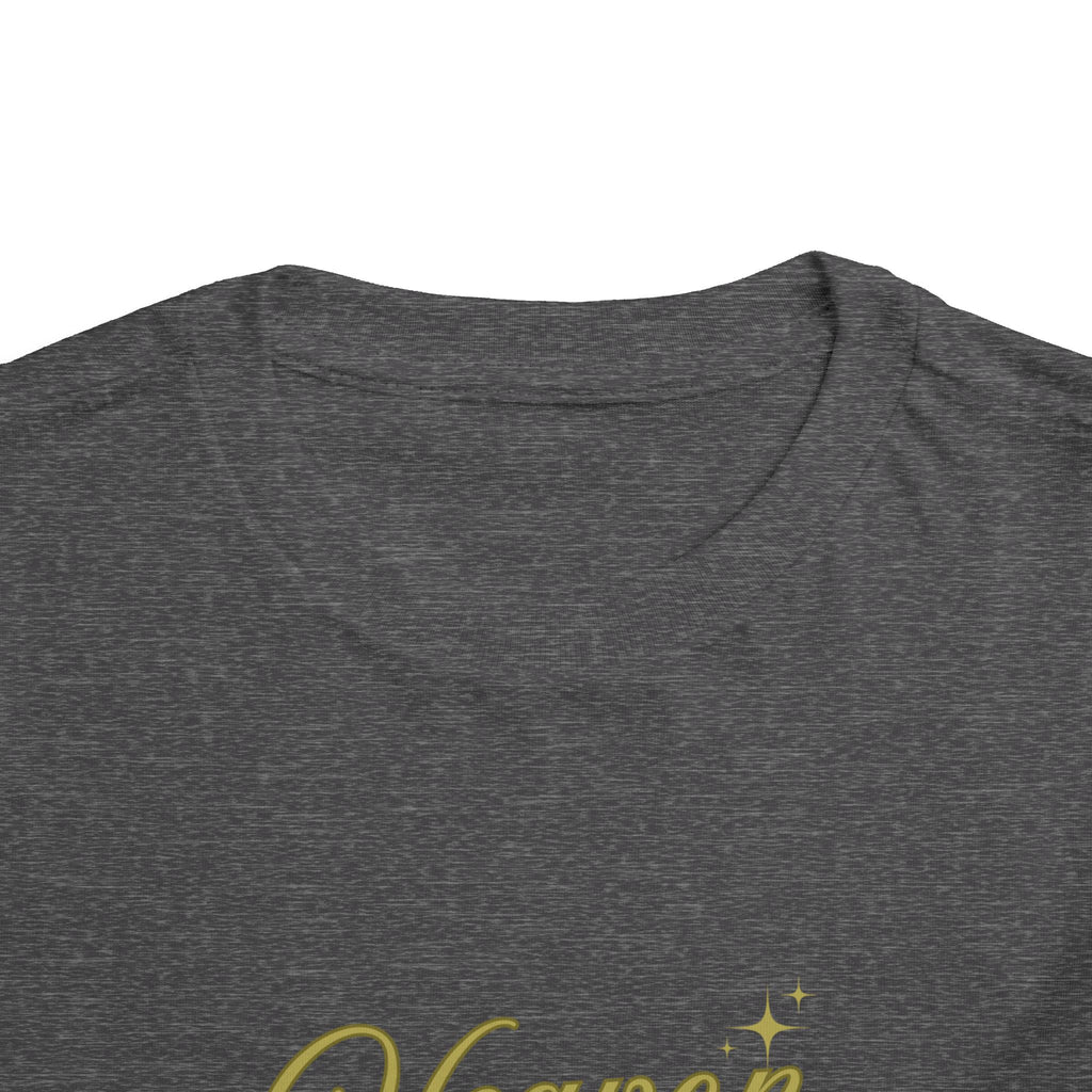 Heaven Sent Toddler Tee — Gold Script Baby Shirt