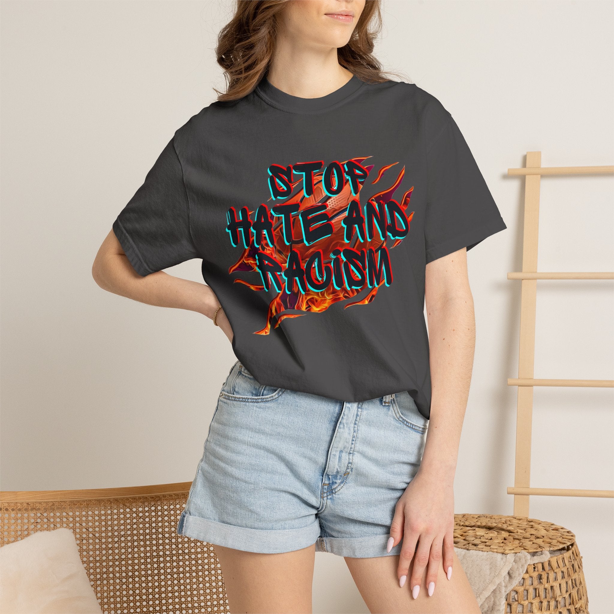 Stop Hate and Racism T-Shirt